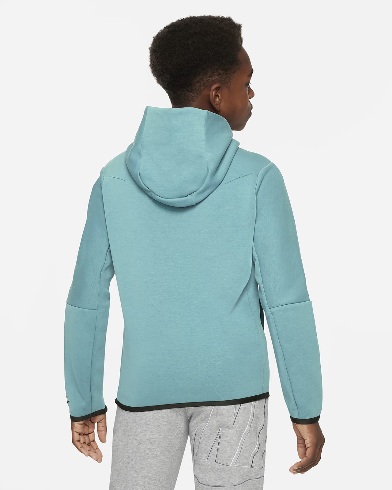 Nike Sportswear Tech Fleece Older Kids' (Boys') Full-Zip Hoodie (Extended  Size). Nike LU