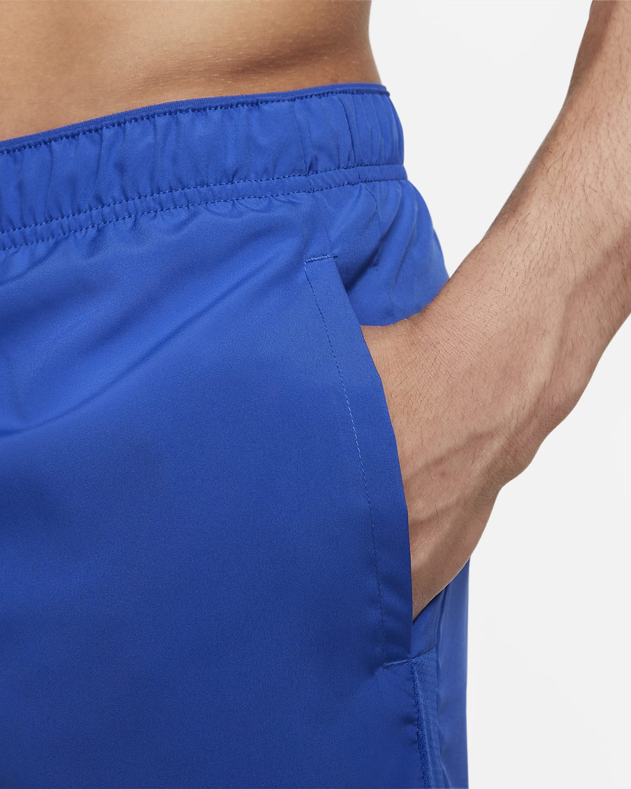 Fitness Hombres Shorts deportivos de cintura con cordón 2 en 1 con