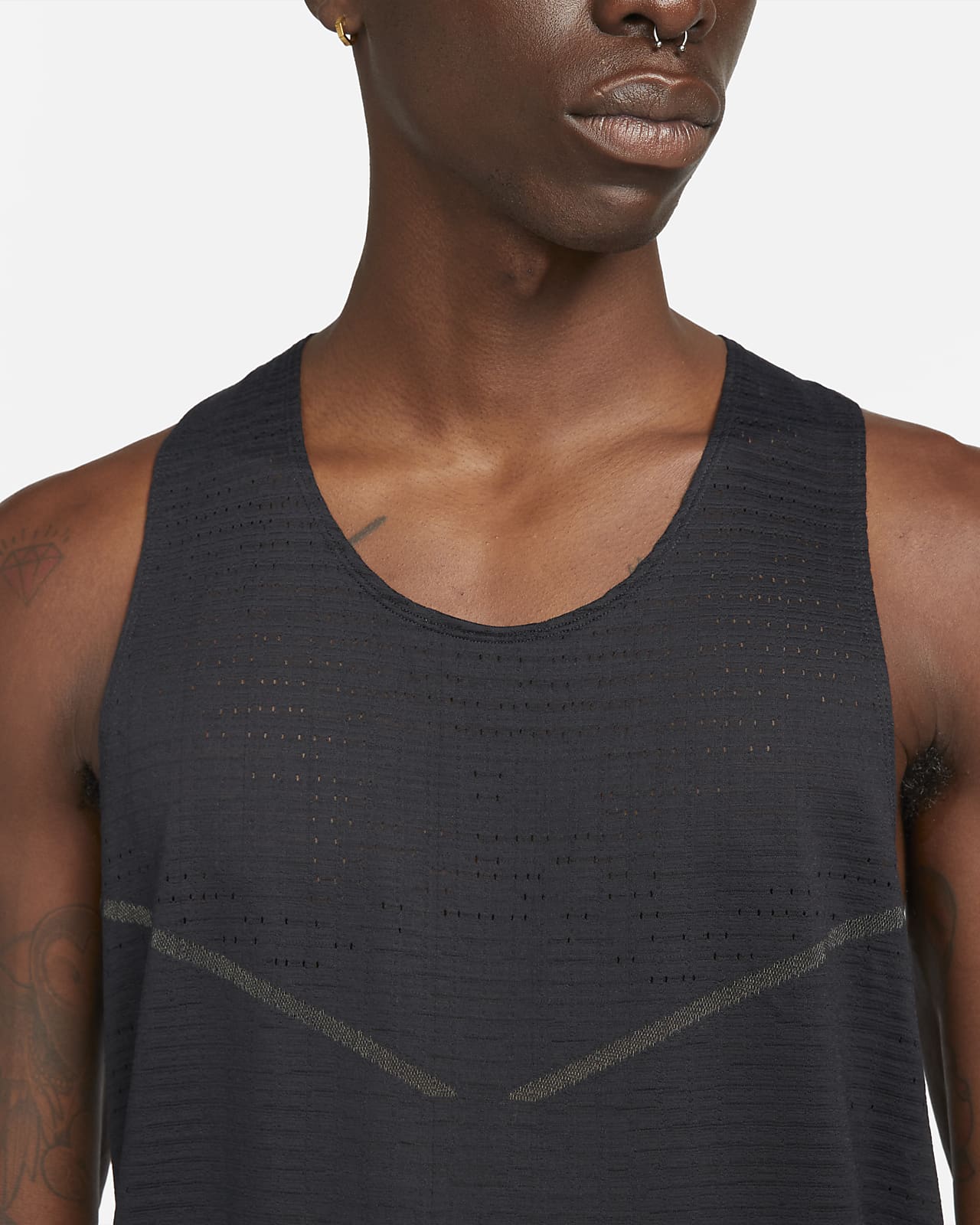 nike dri fit black tank top