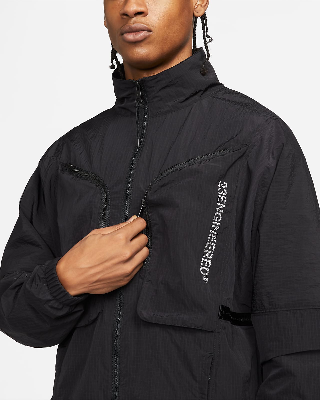 Jordan 23 Engineered Statement Track Jacket Black/Atomic Green | L