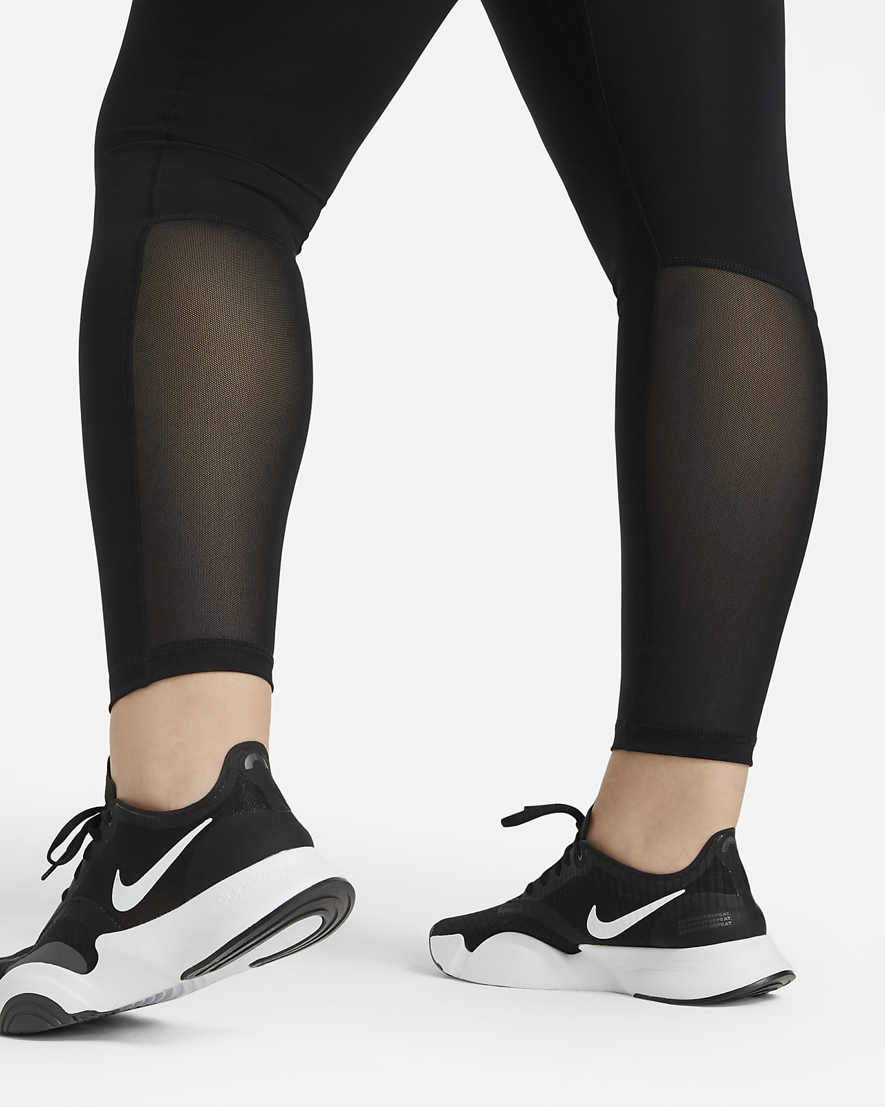 Legging Plus Size Nike 365 Tight Crop Preta