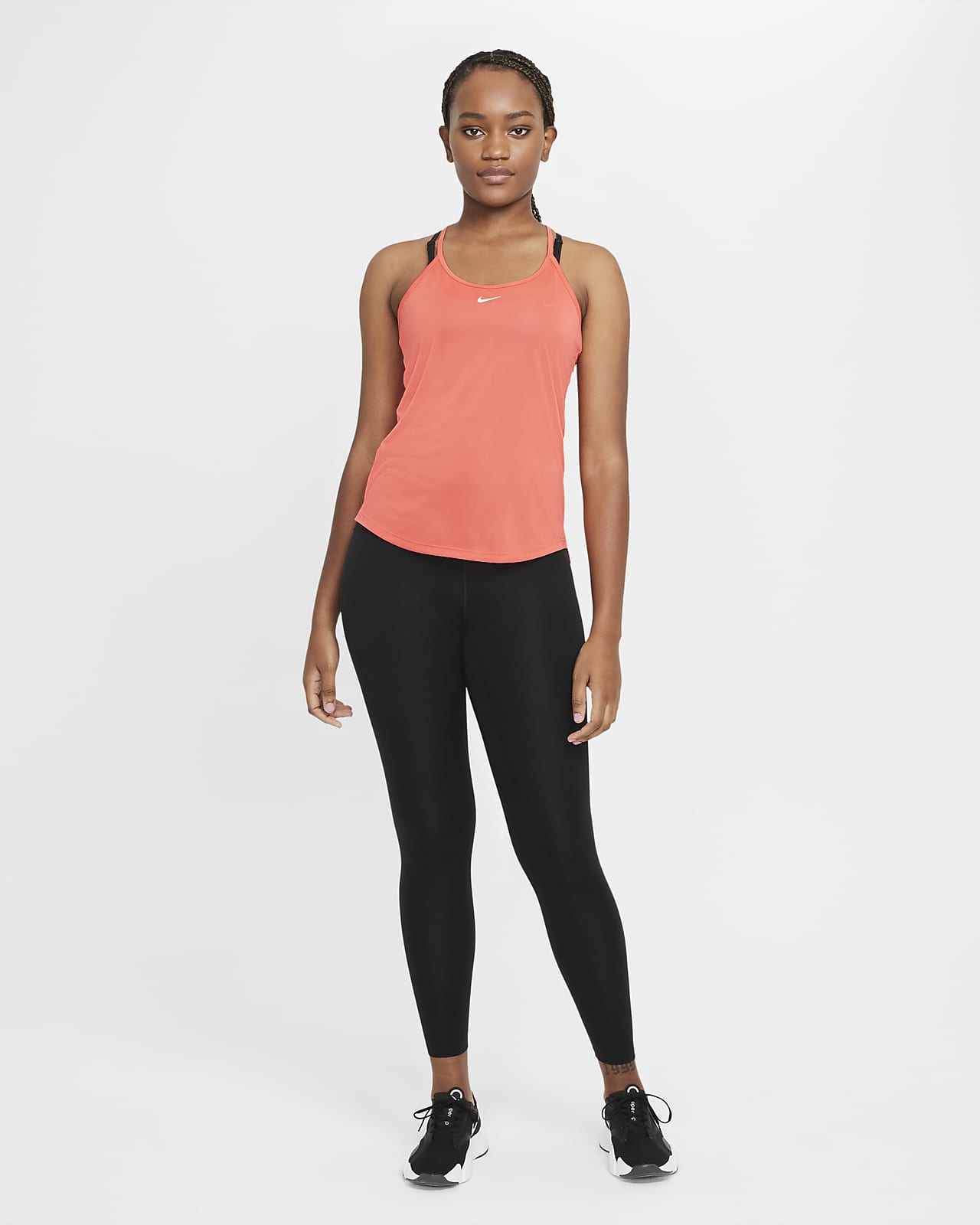 Nike Dri Fit One Elastika Womens Standard Fit Tank Nike Il 7398