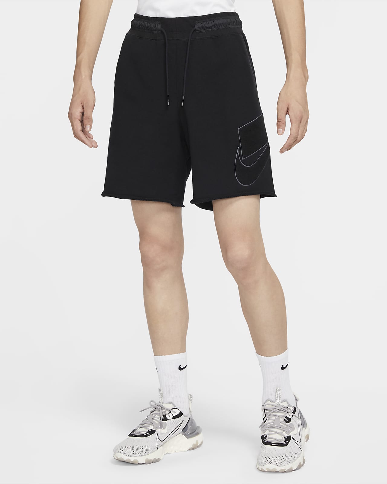 men's french terry shorts nike