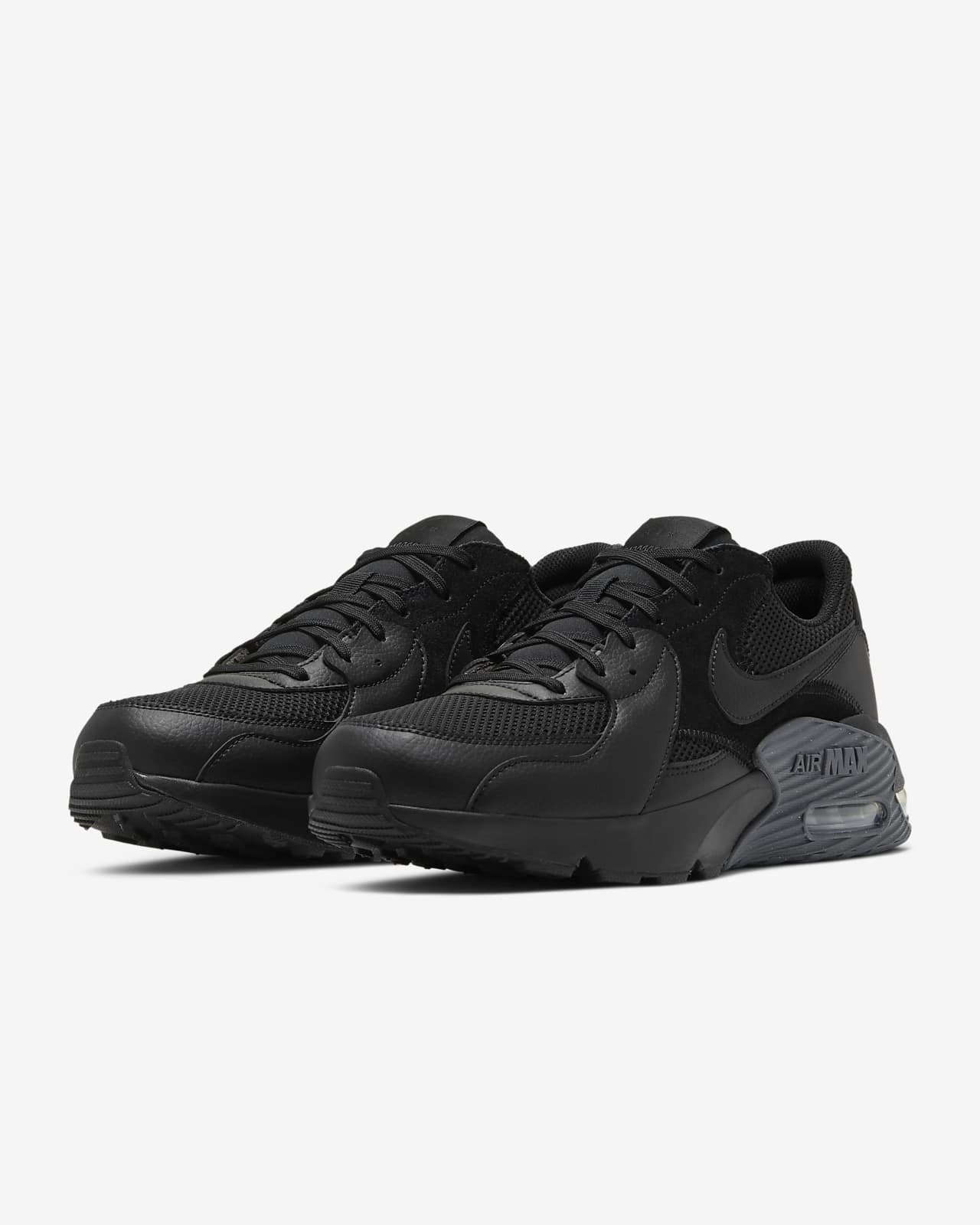 nike air max excee men's black