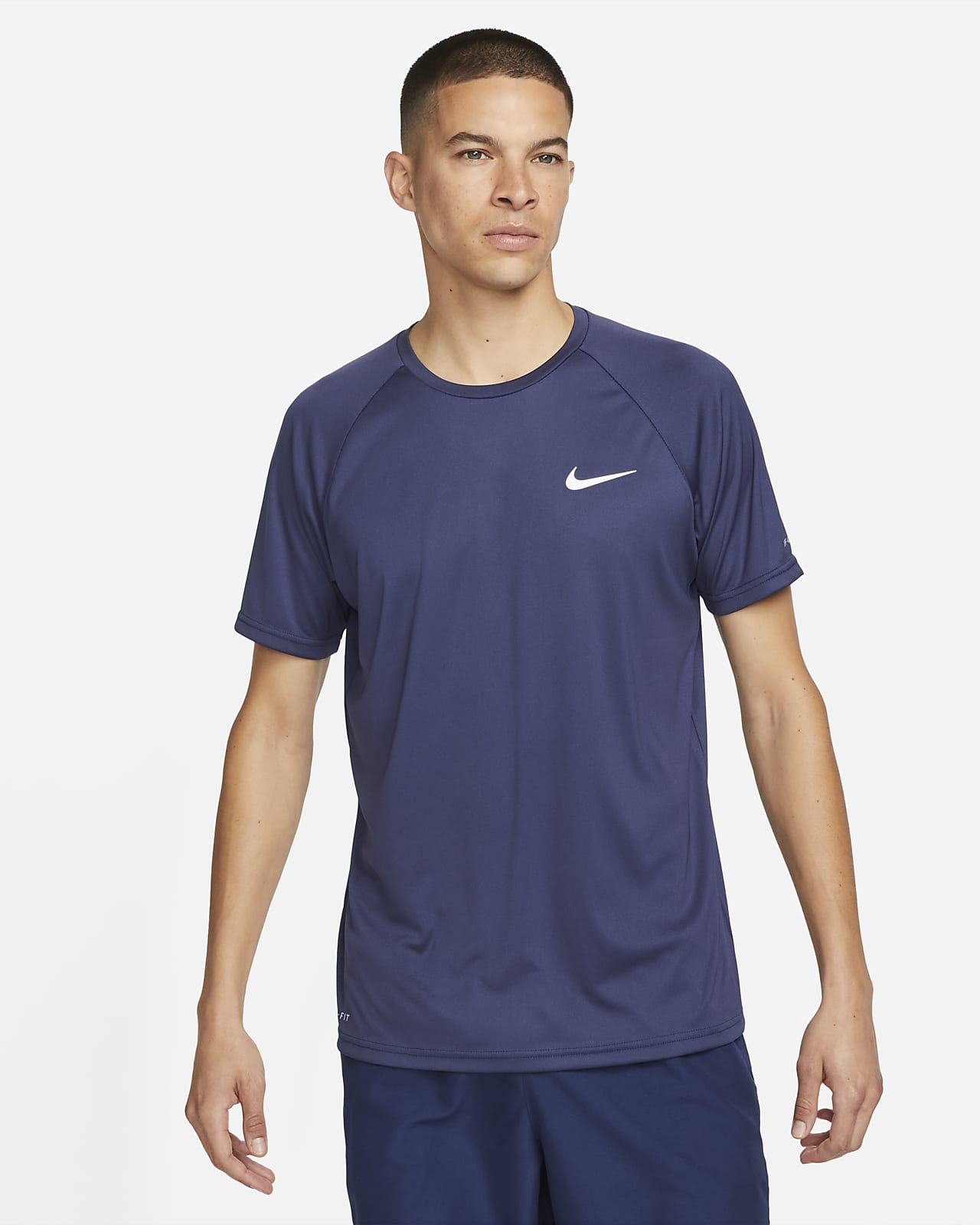 Nike Mens Dry Yoga T-Shirt - Blue