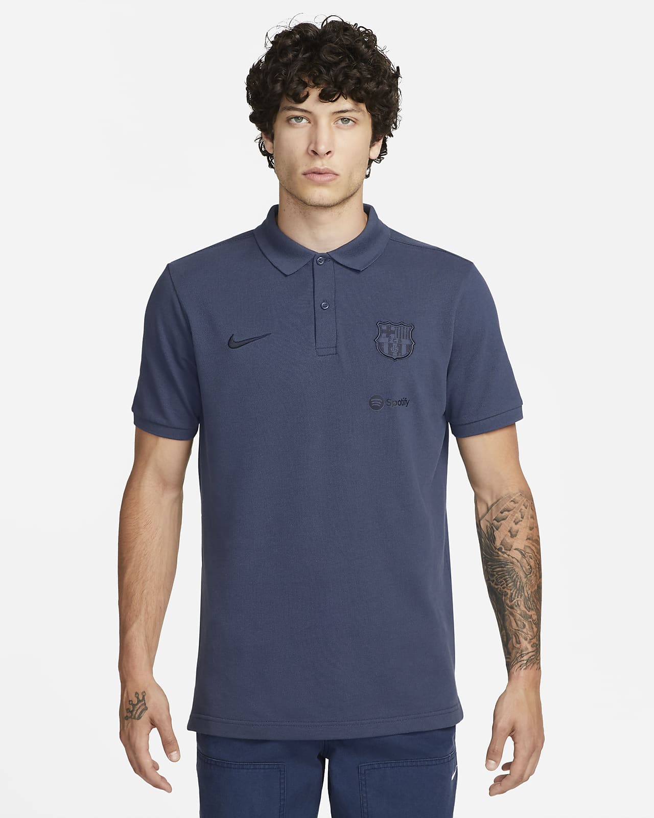 Męska koszulka piłkarska polo Nike FC Barcelona (wersja trzecia)