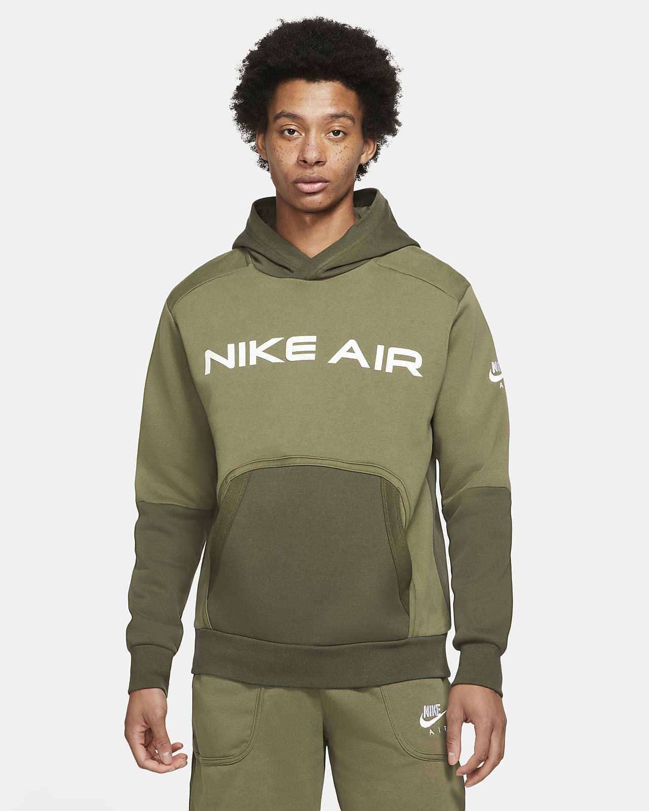 nike khaki pullover