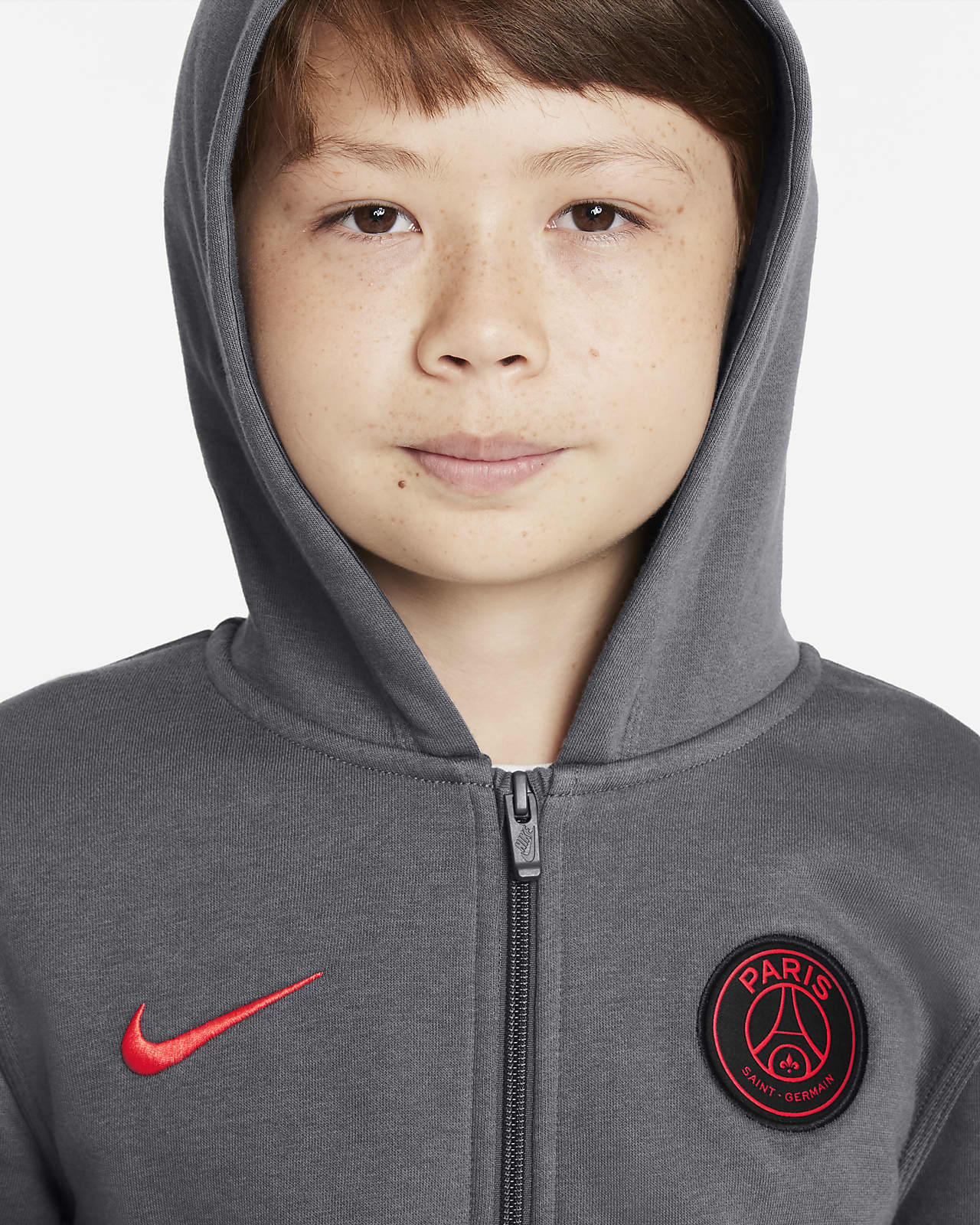 les Ciro is genoeg Paris Saint-Germain Big Kids' Full-Zip Fleece Hoodie. Nike.com