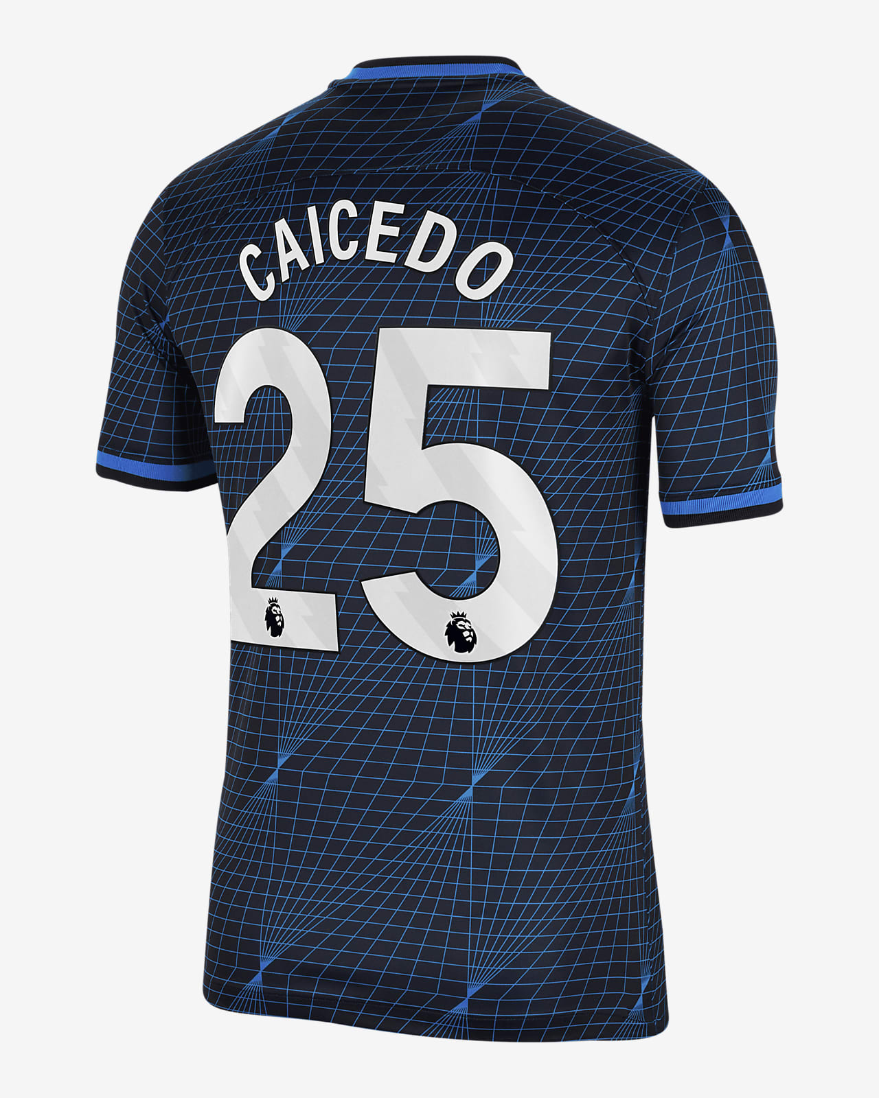 Moisés Caicedo Chelsea 2023/24 Stadium Away Men's Nike Dri-FIT