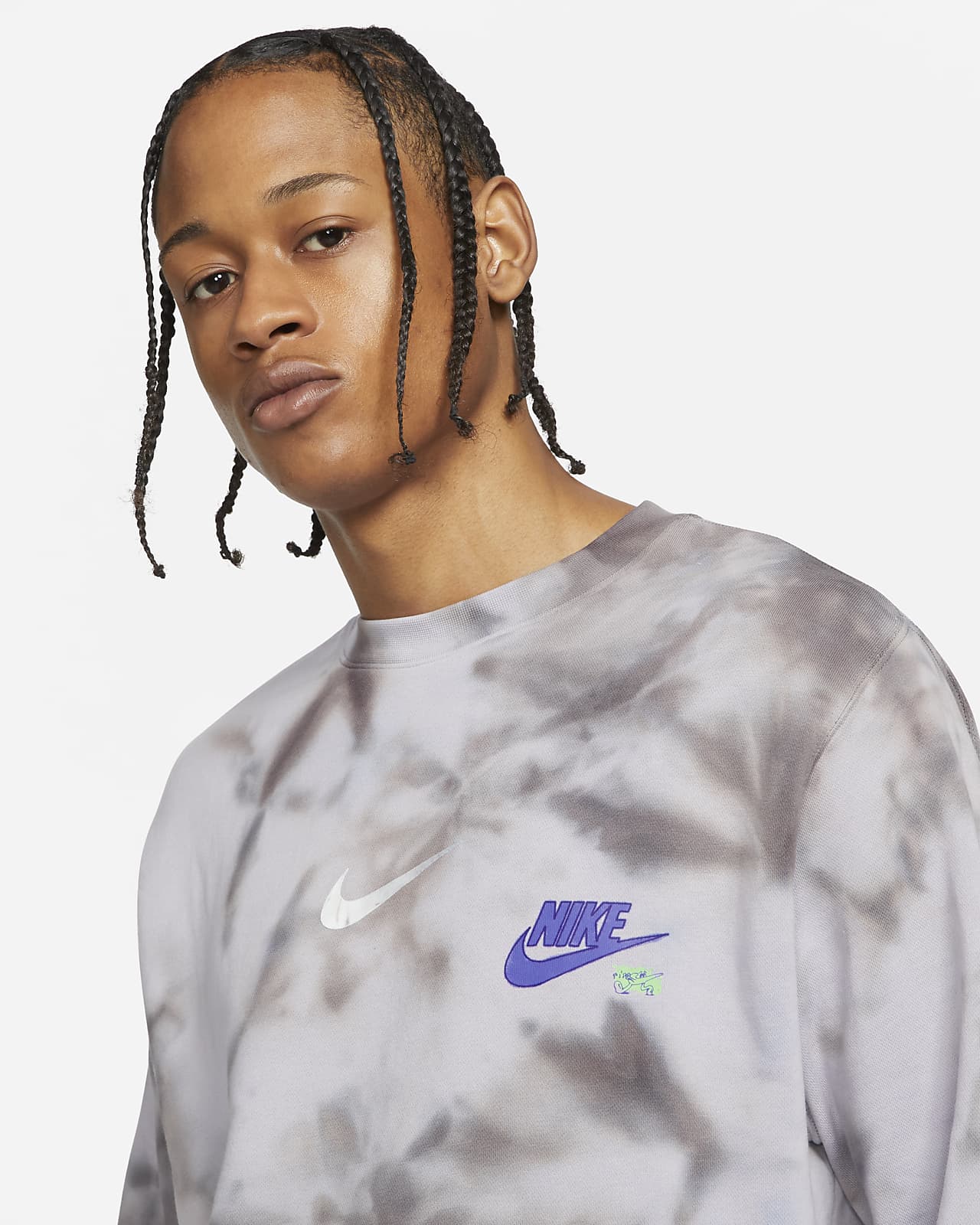 Sudadera de French Terry tie-dye para hombre Nike Sportswear Club. Nike.com