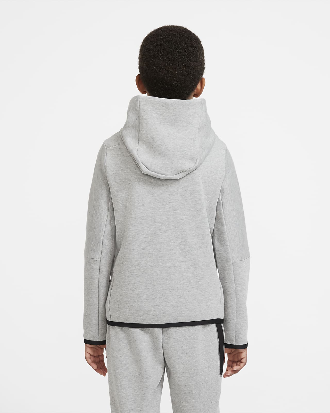 grey nike hoodie kids