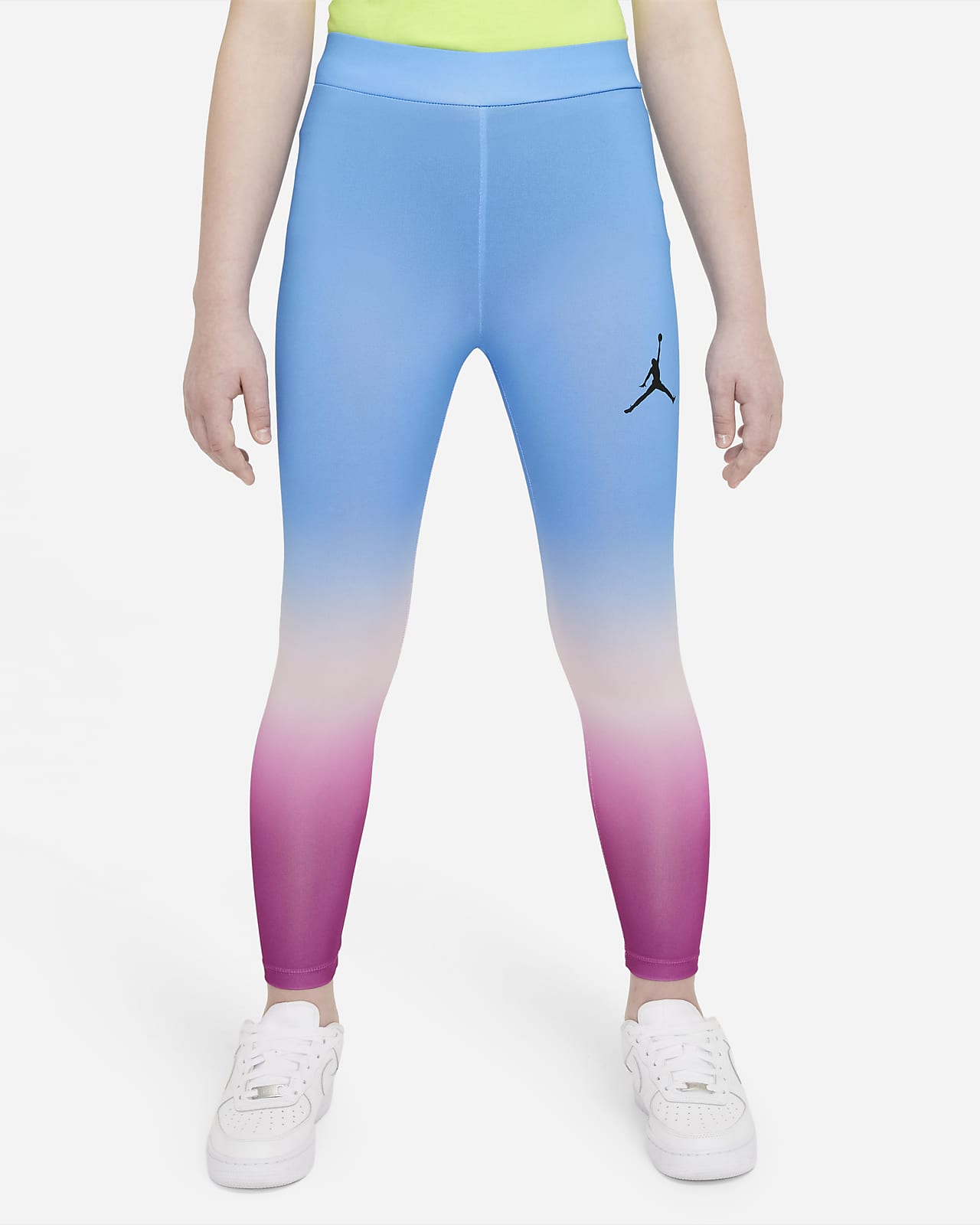 Leggings de cintura subida Jordan Júnior (Rapariga). Nike PT