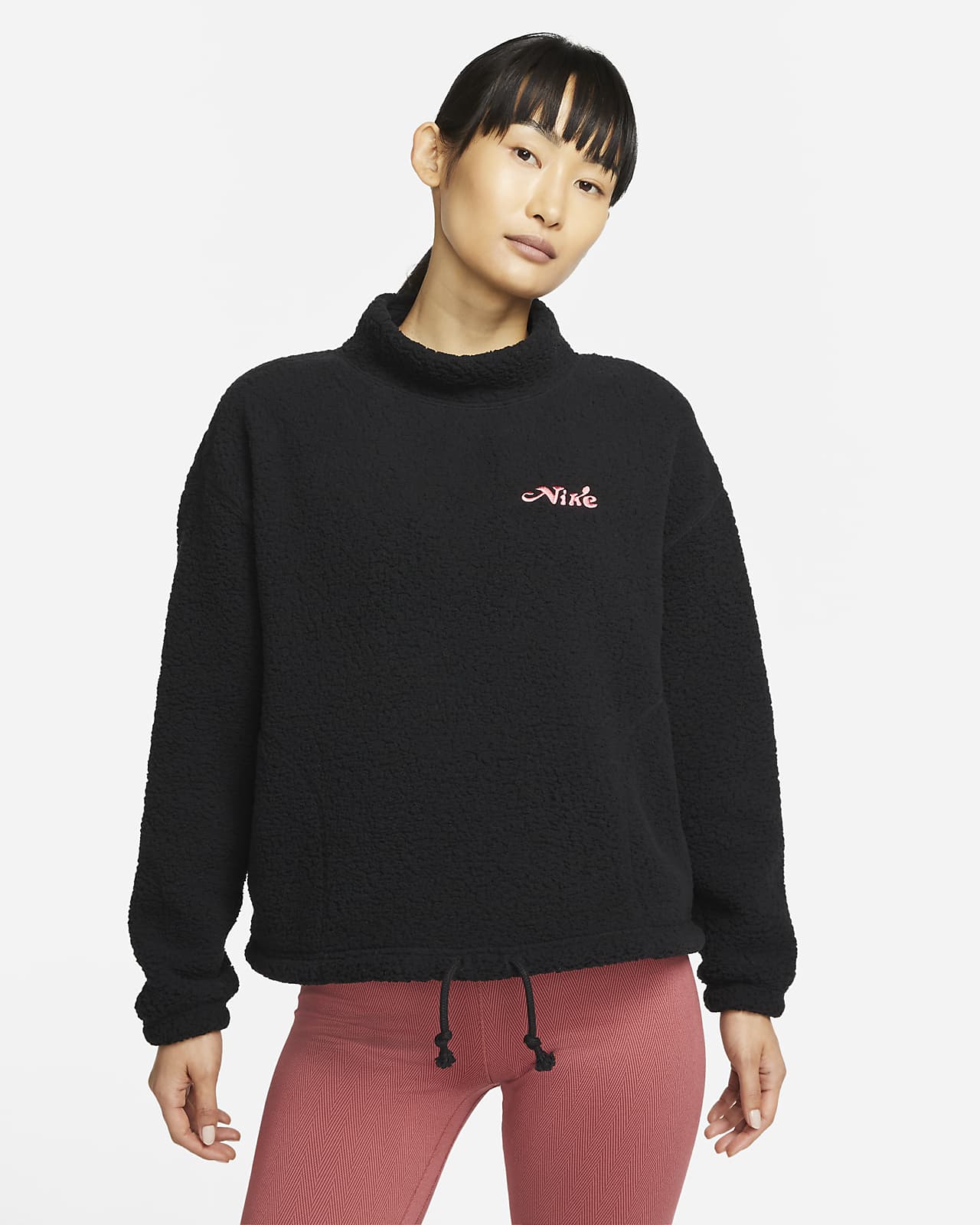 women's nike therma training crewneck sweatshirt