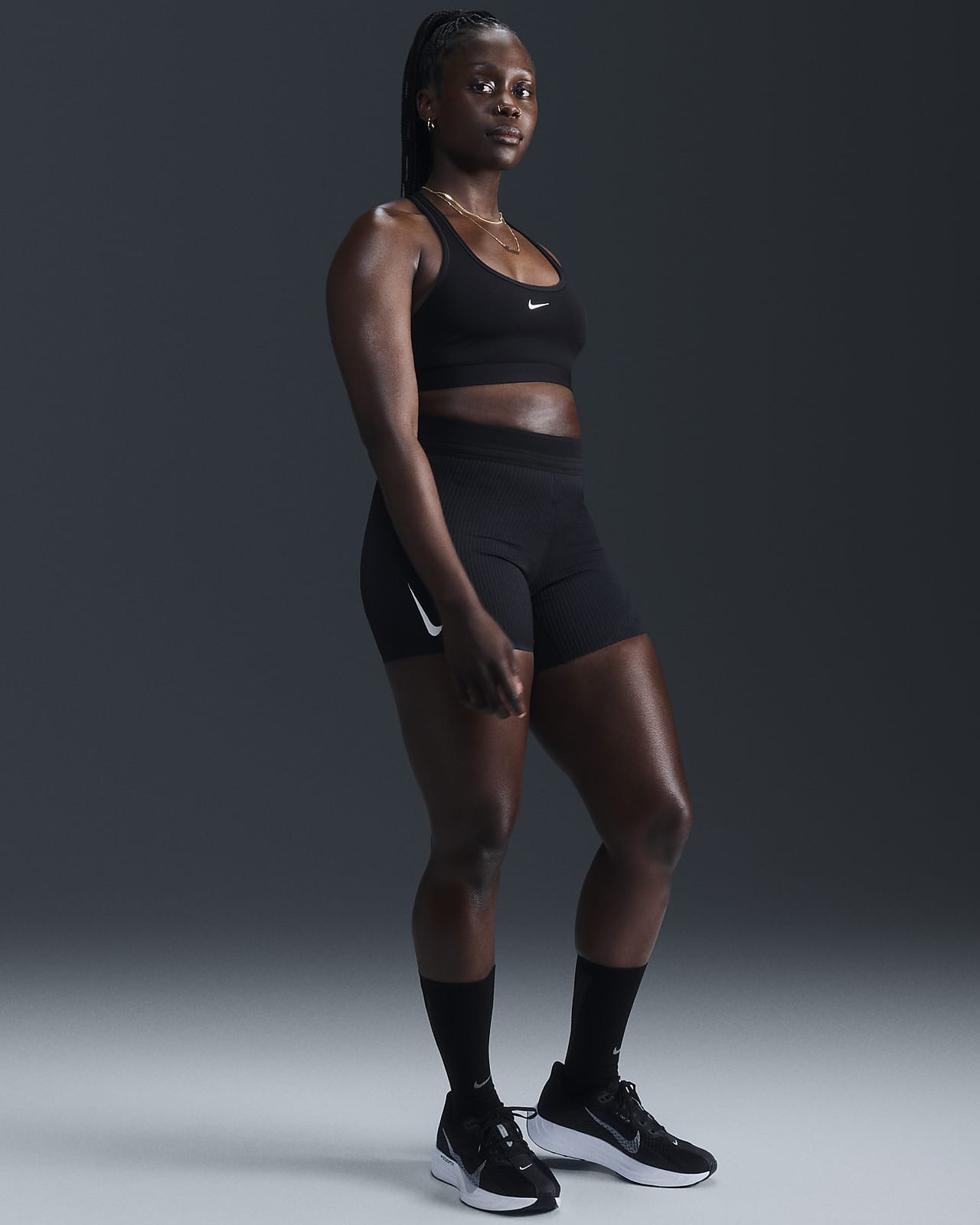 Nike AeroSwift Dri-FIT ADV-Laufshorts mit mittelhohem Bund für Damen (ca. 13 cm)