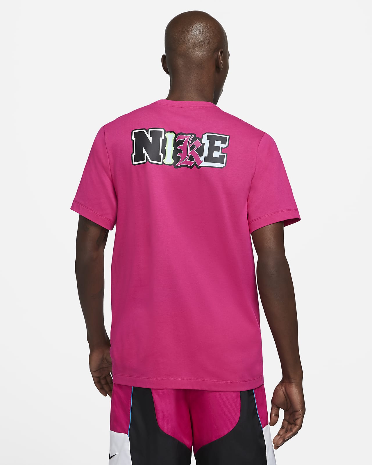 nike blue and pink shirt