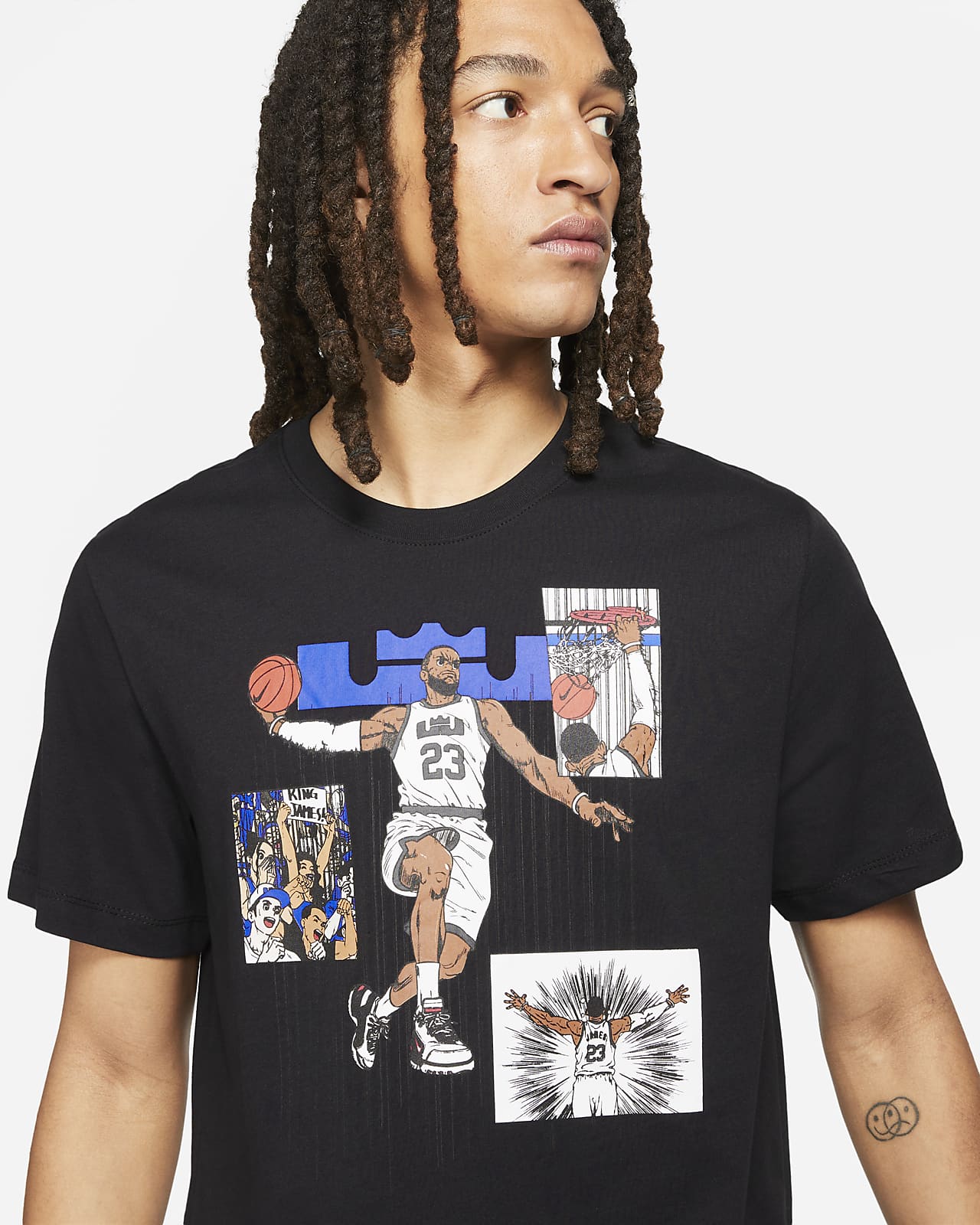  LeBron  Logo  Men s Basketball T Shirt Nike com