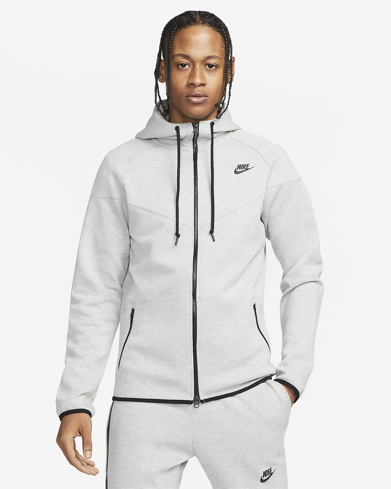 Nike Sportswear Tech Fleece OG Men's Full-Zip Hoodie Sweatshirt. Nike LU
