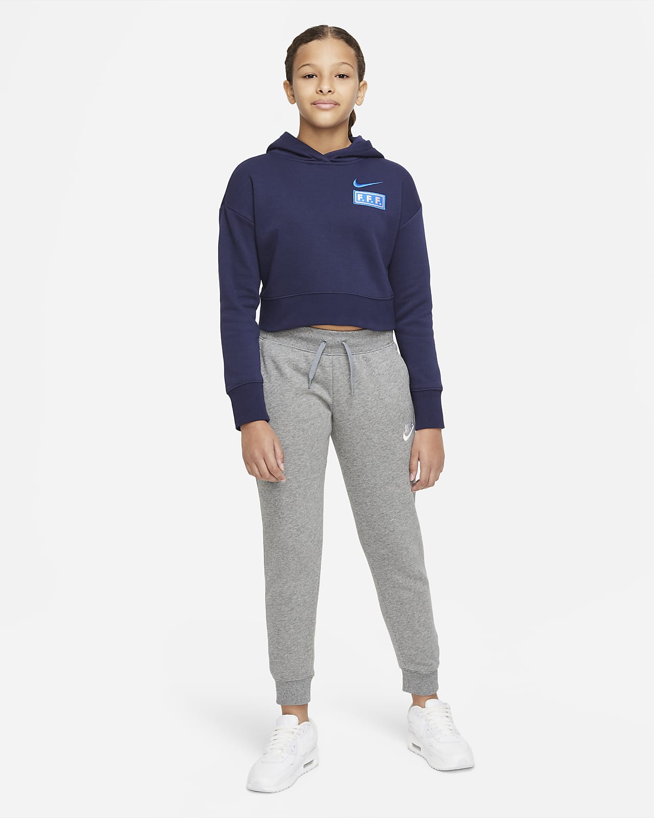 jd sports nike cropped hoodie