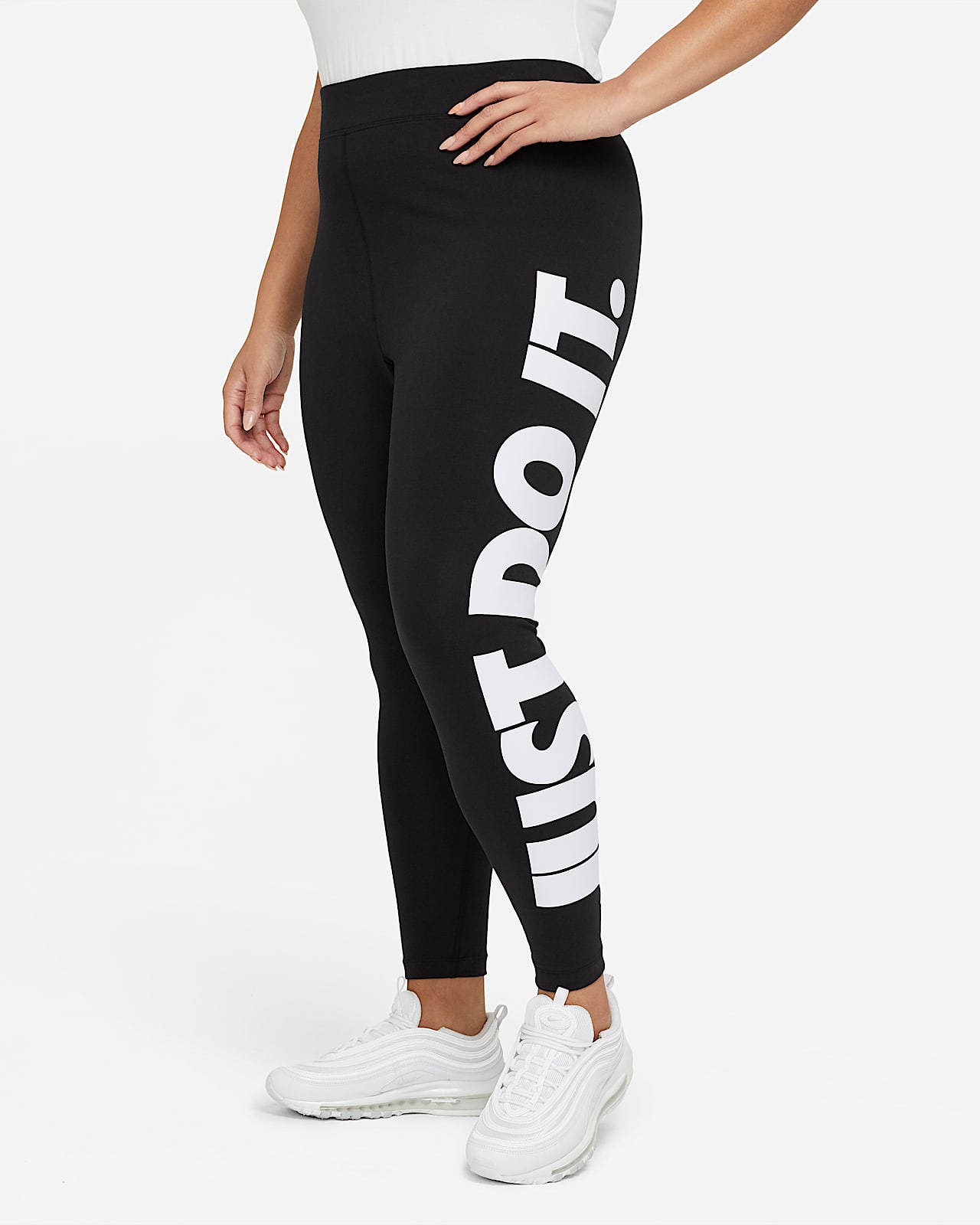 Leggings de tiro alto para mujer (talla grande) Nike Sportswear Essential.  Nike.com