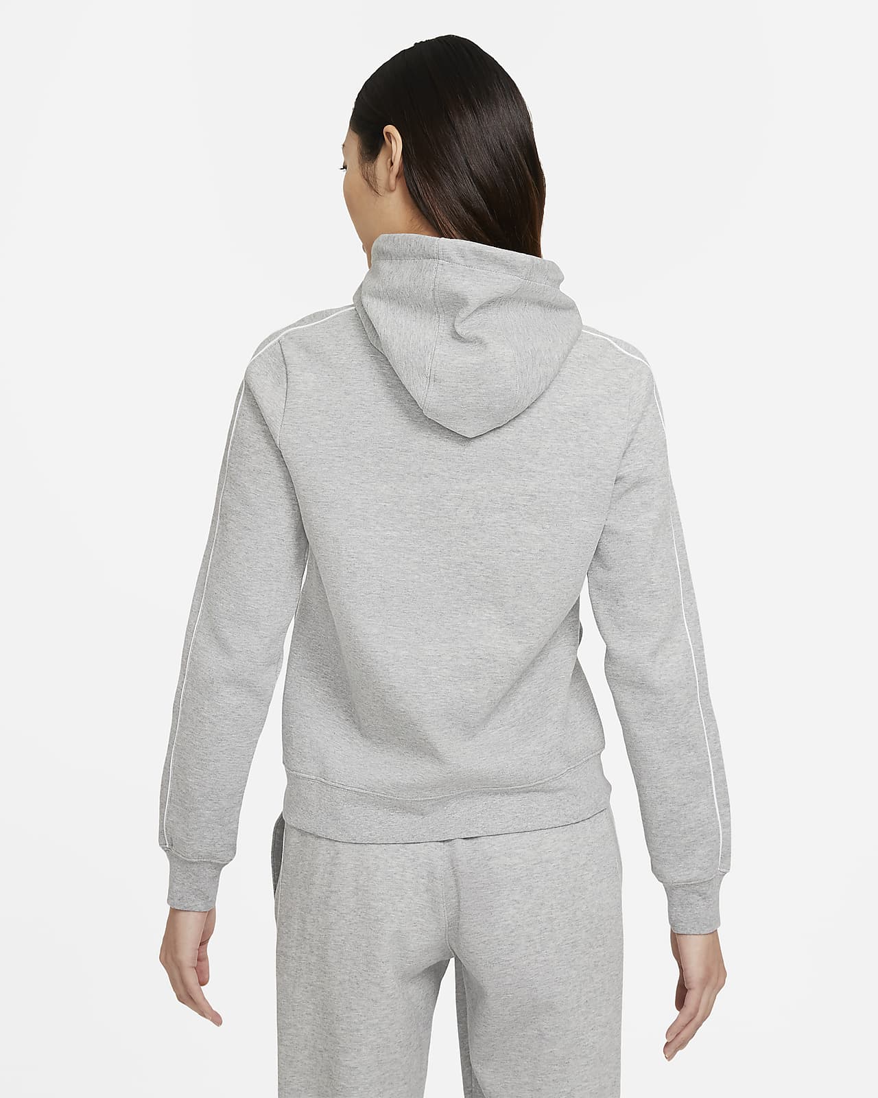 nike sportswear women's full zip fleece hoodie