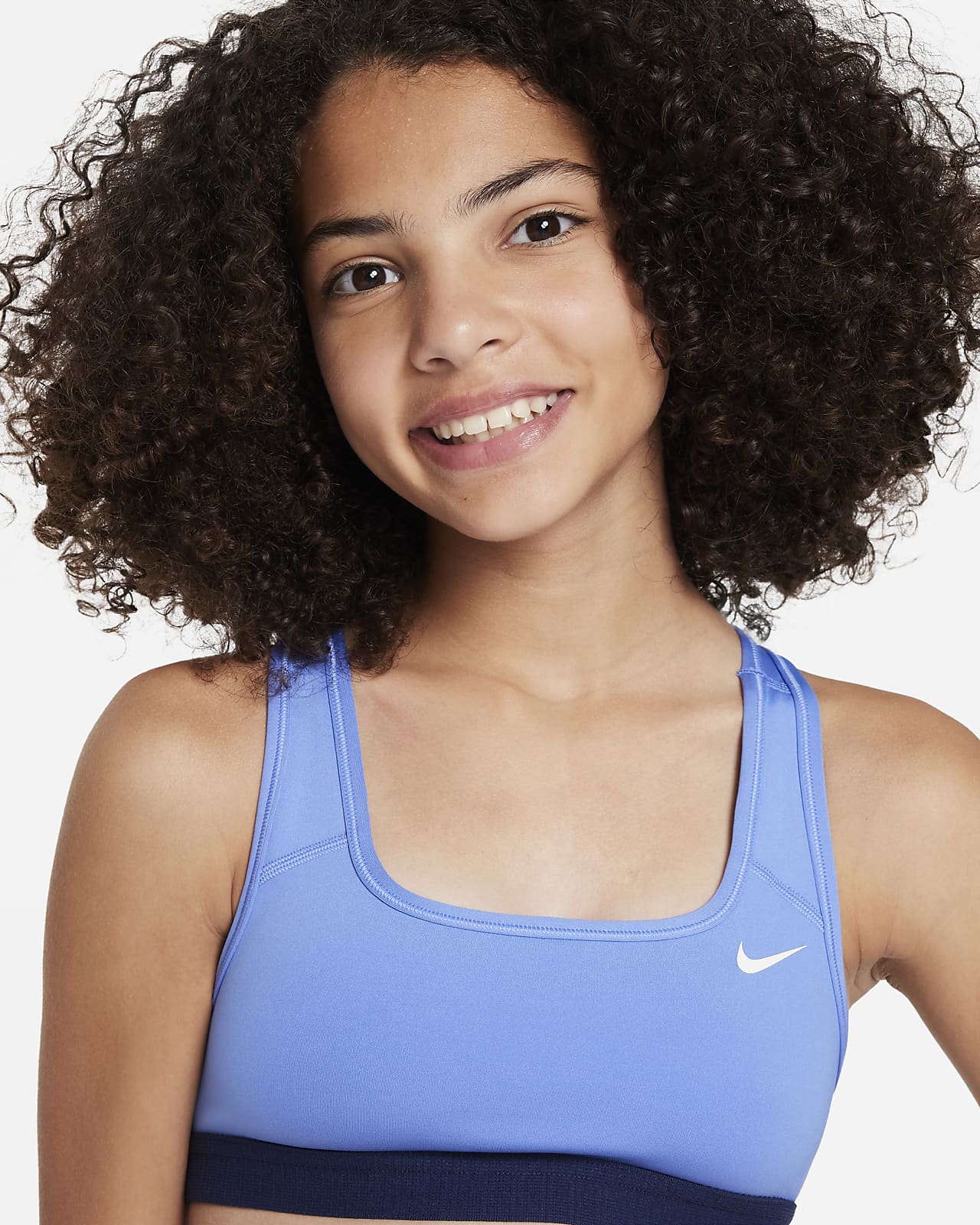 Nike Swoosh Older Kids' (Girls') Sports Bra. Nike ID