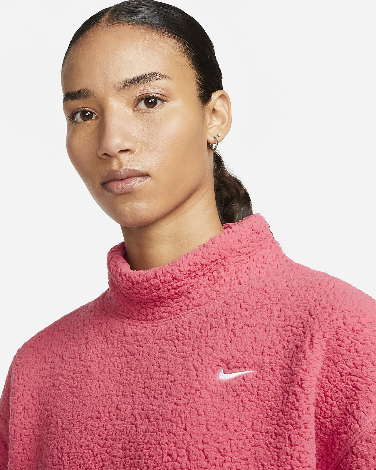 nike women's therma fleece training hoodie