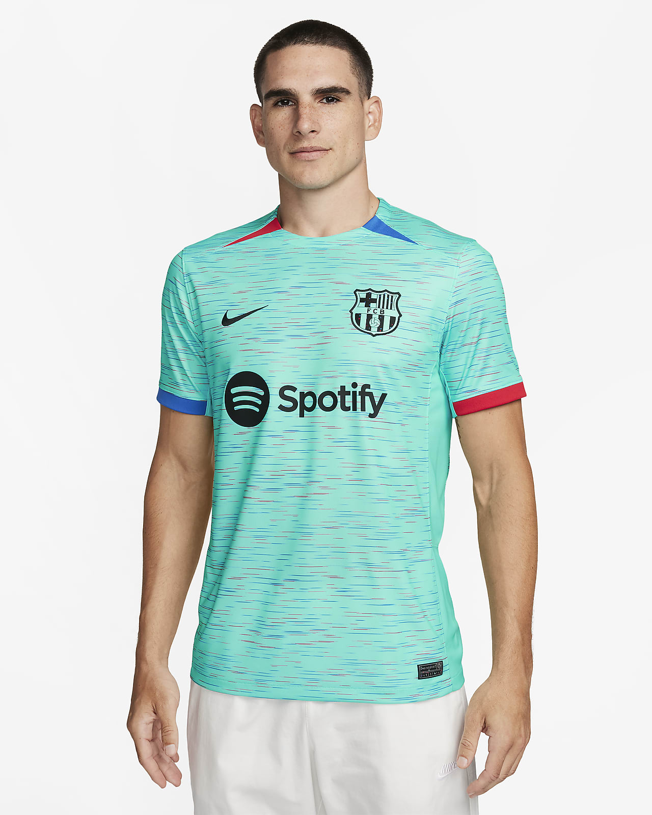 เสื้อแข่งฟุตบอลผู้ชาย Nike Dri-FIT FC Barcelona 2023/24 Stadium Third