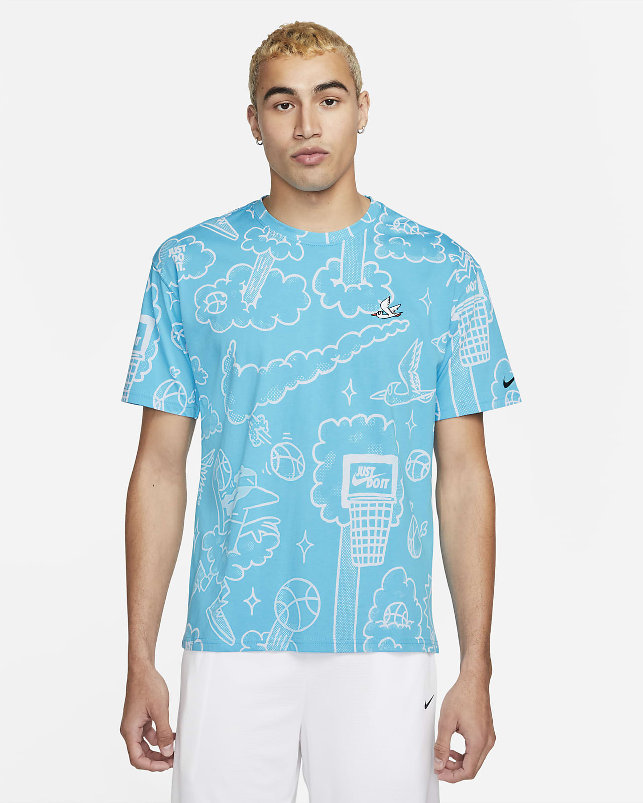 Nike Max90 Men's Allover Print Basketball T-Shirt