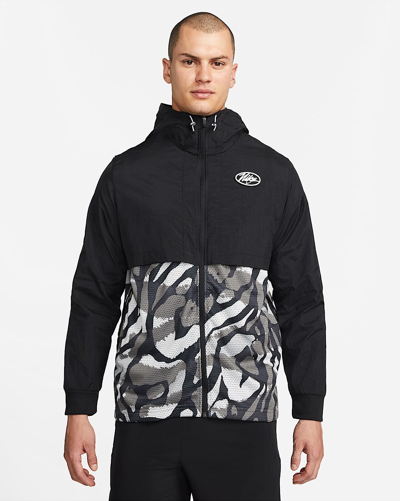 Nike Dri-FIT Sport Clash Trainingsjack met rits voor heren. Nike NL