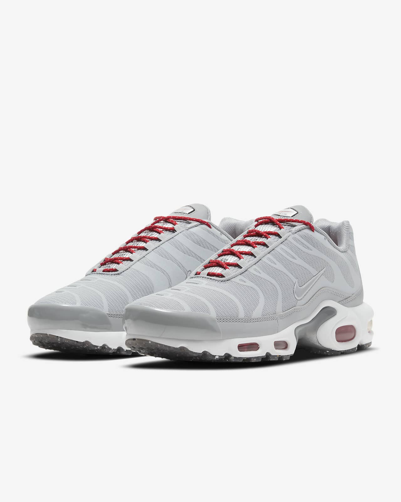 nike air max plus white and red