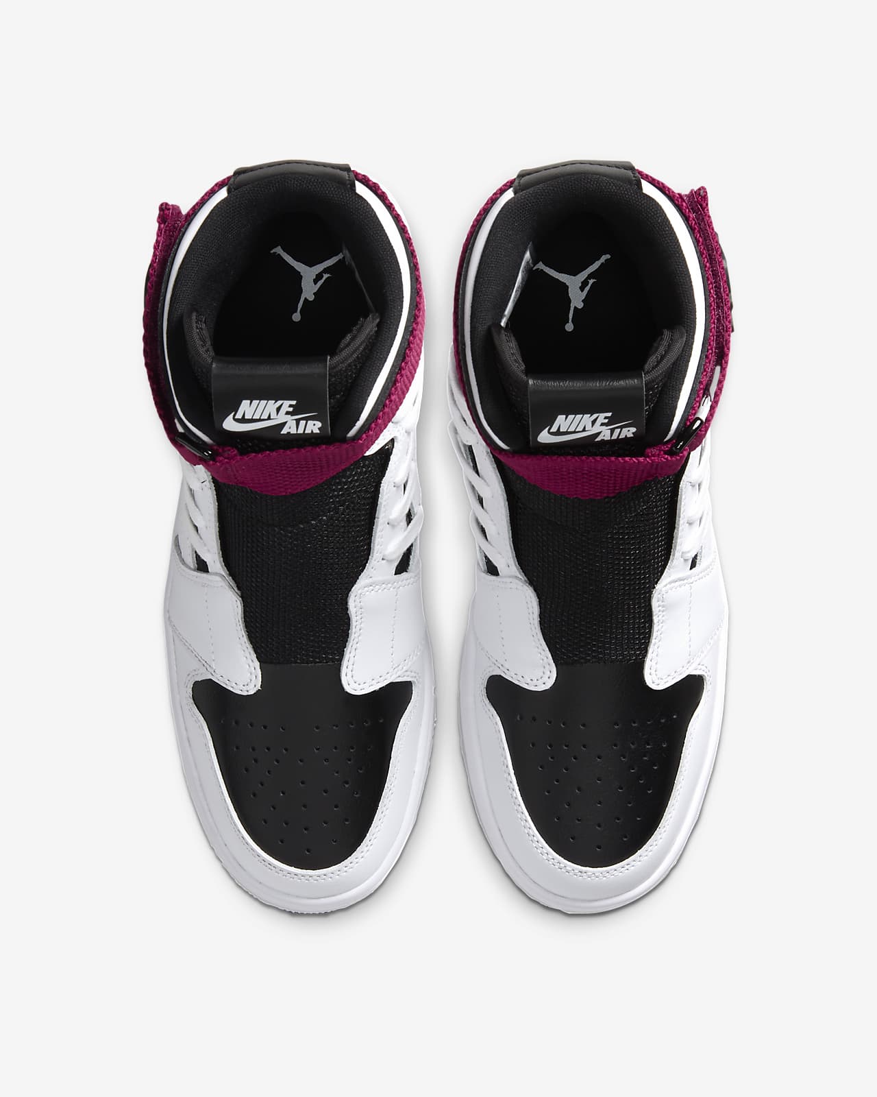 nike air jordan 1 nova sneakers in pink and black