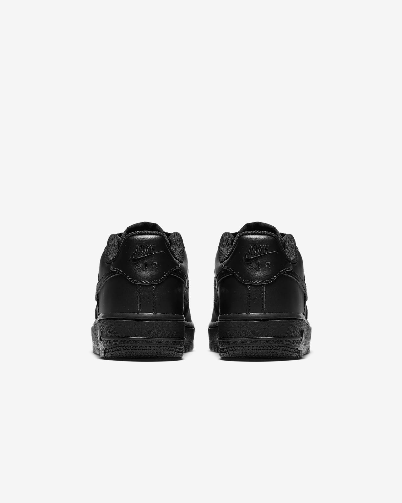 nike air force 1 childrens trainers - black