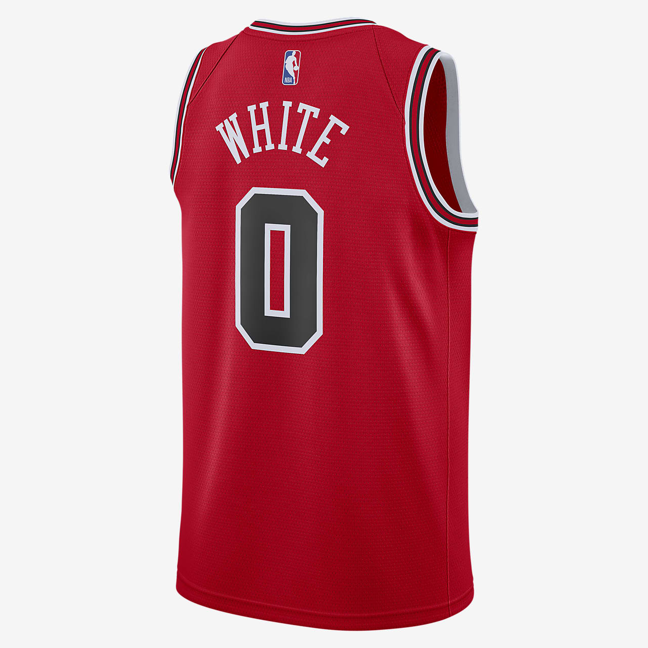 red and white nba jersey