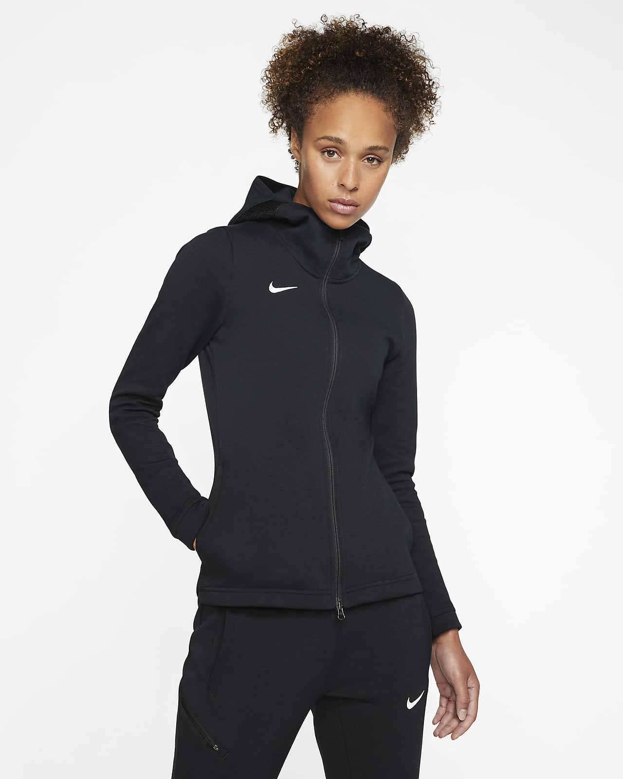 Sudadera con capucha de básquetbol con cierre completo para mujer Nike  (Stock). Nike.com