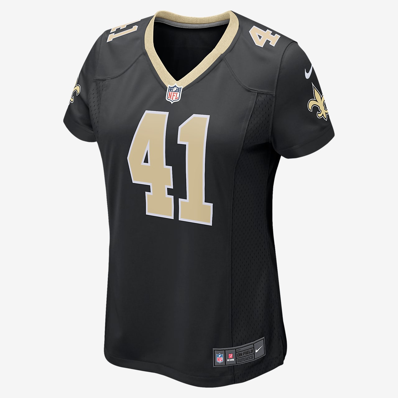 Atajos silencio Final Camiseta de fútbol americano para mujer NFL New Orleans Saints Game. Nike .com