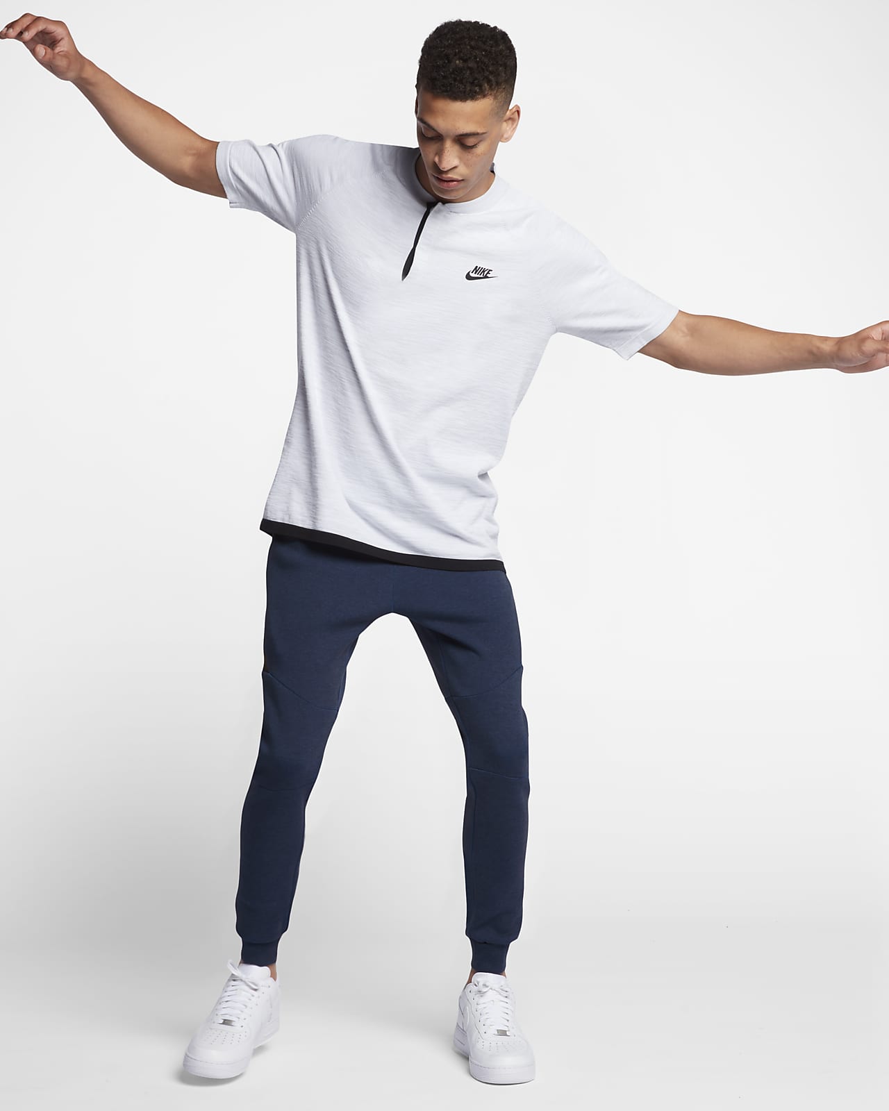 nike tech fleece cream