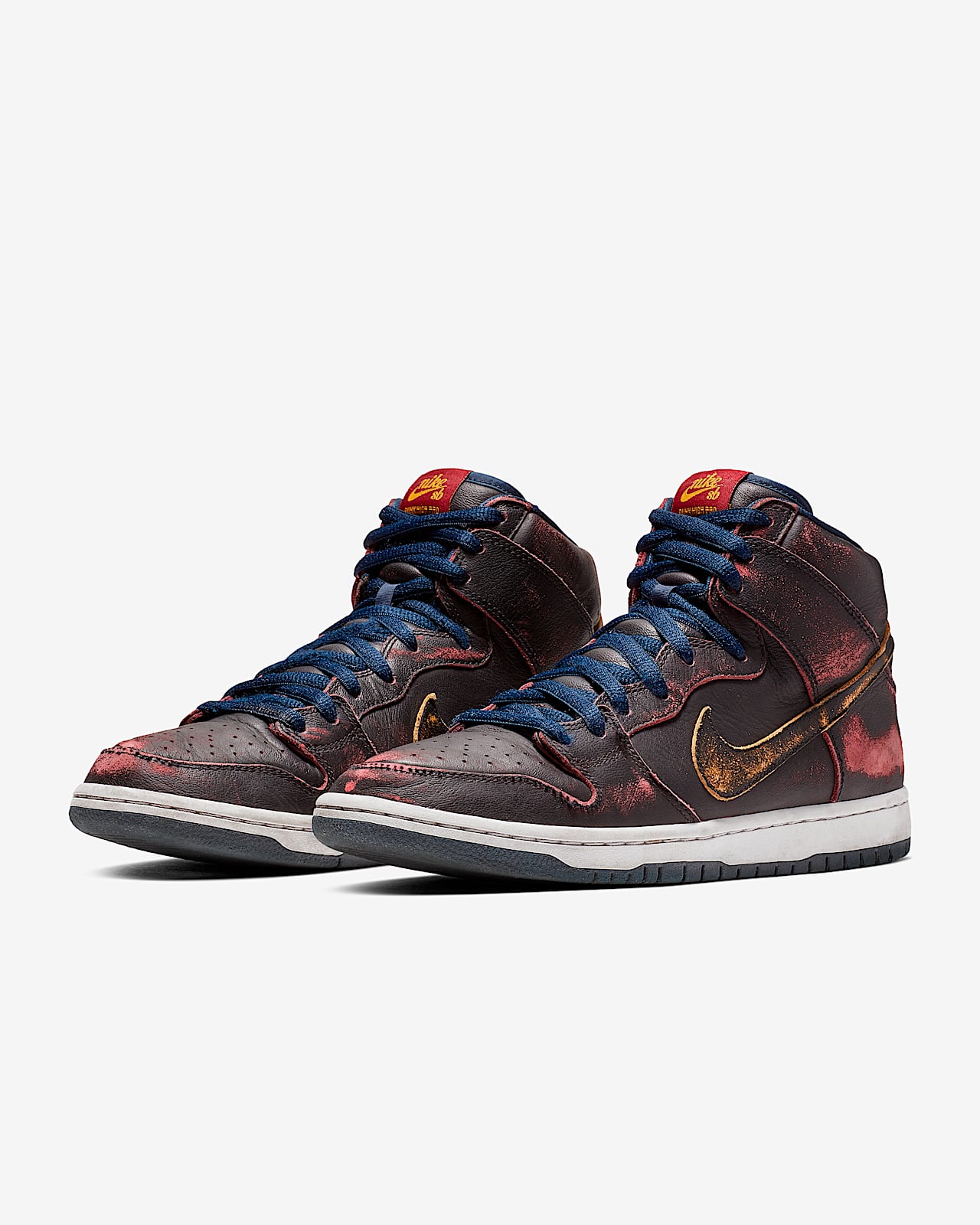 Nike SB Dunk High Pro NBA, Black/Black-College Navy-Team Red tenisi bÃ£rbaÃ¾i de vÃ¢nzare, preÅ£ 