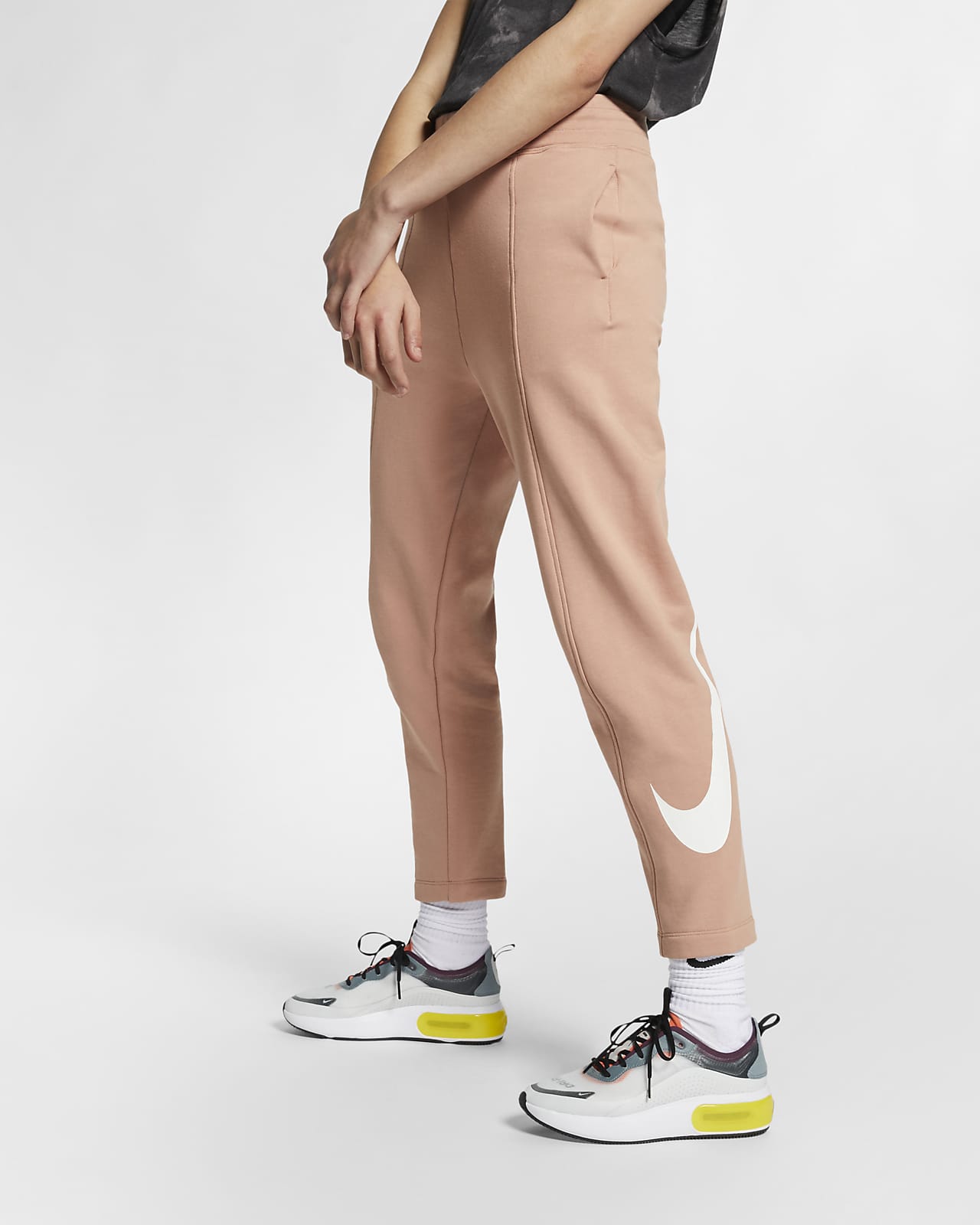 nike sportswear swoosh french terry