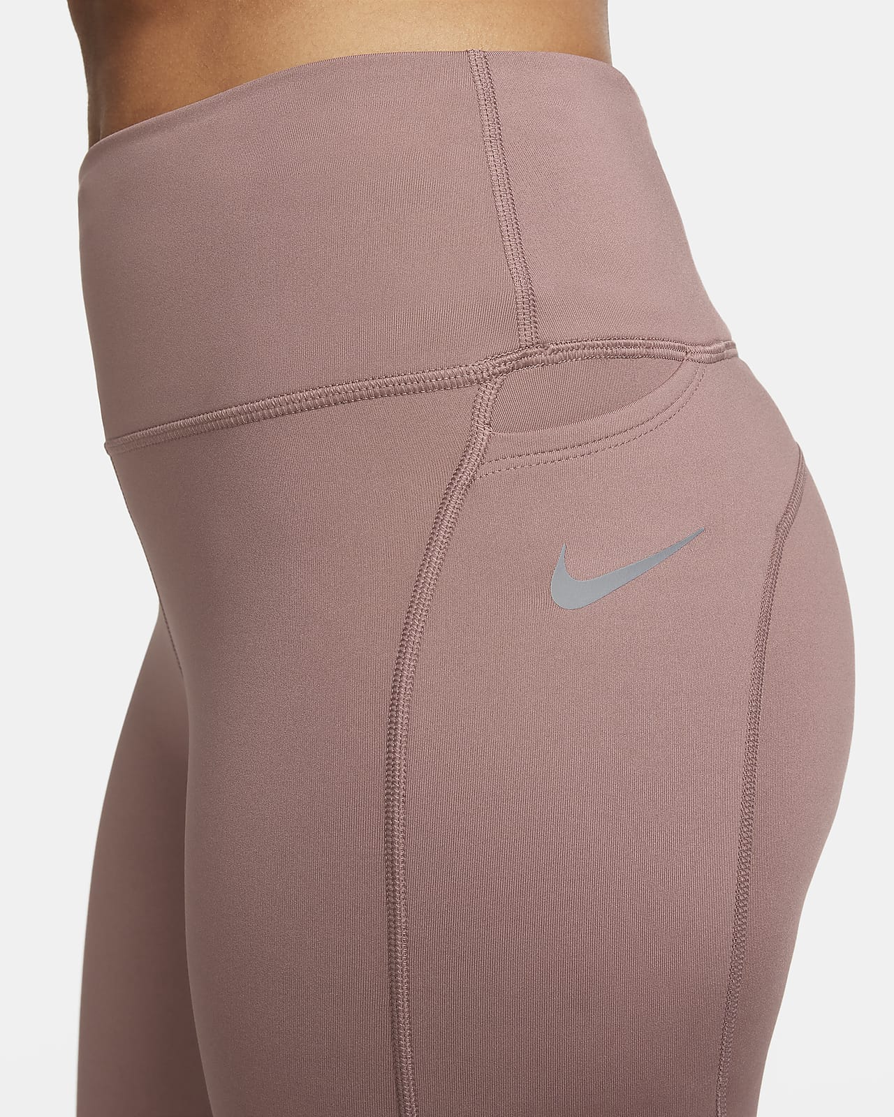 Nike Fast Tights Mid Rise Crop, Women's Fashion, Activewear on