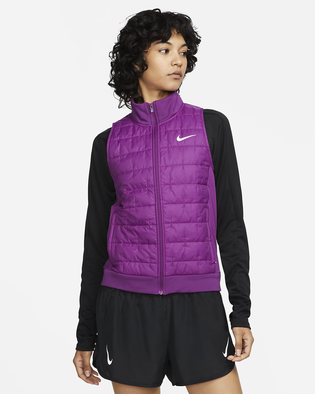 Negrita Mucama Con Nike Therma-FIT Chaleco de running con relleno sintético - Mujer. Nike ES