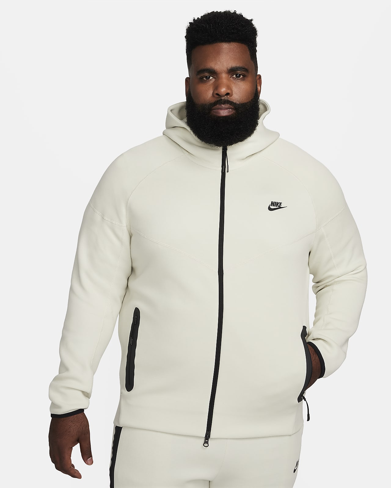 Men's sherpa hoodie nike deals sportswear windrunner tech fleece