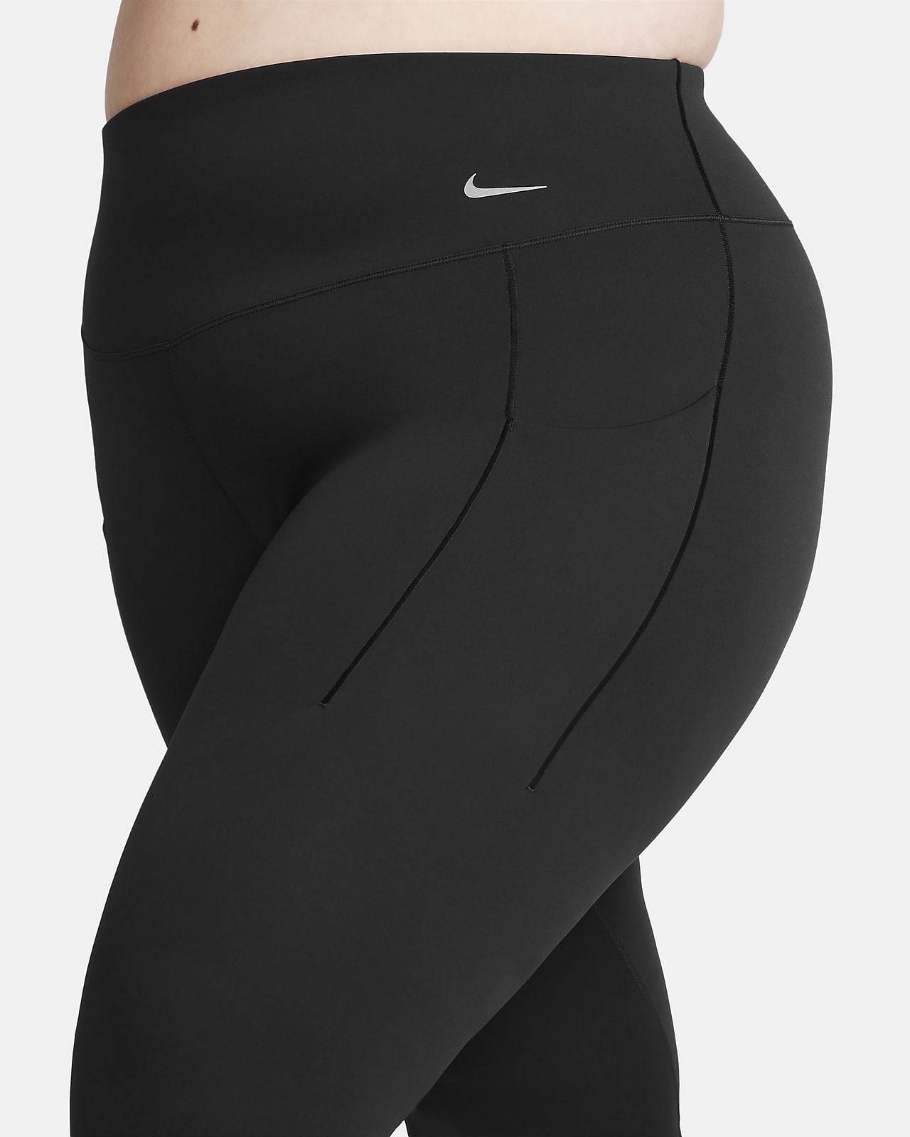 Nike Universa Women's Medium-Support High-Waisted Capri Leggings with  Pockets (Plus Size).