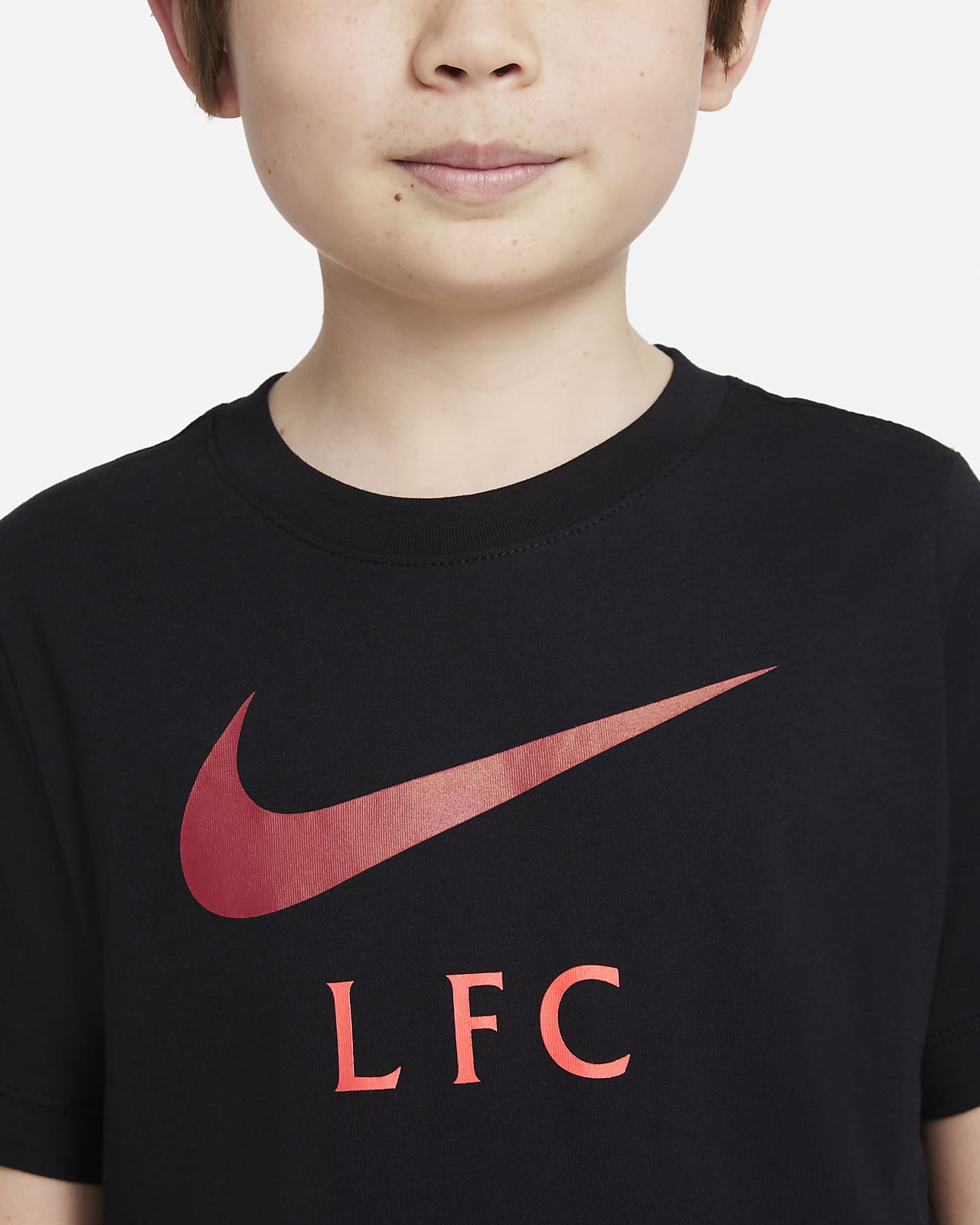 Playera de fútbol para niño talla grande Liverpool FC. Nike.com