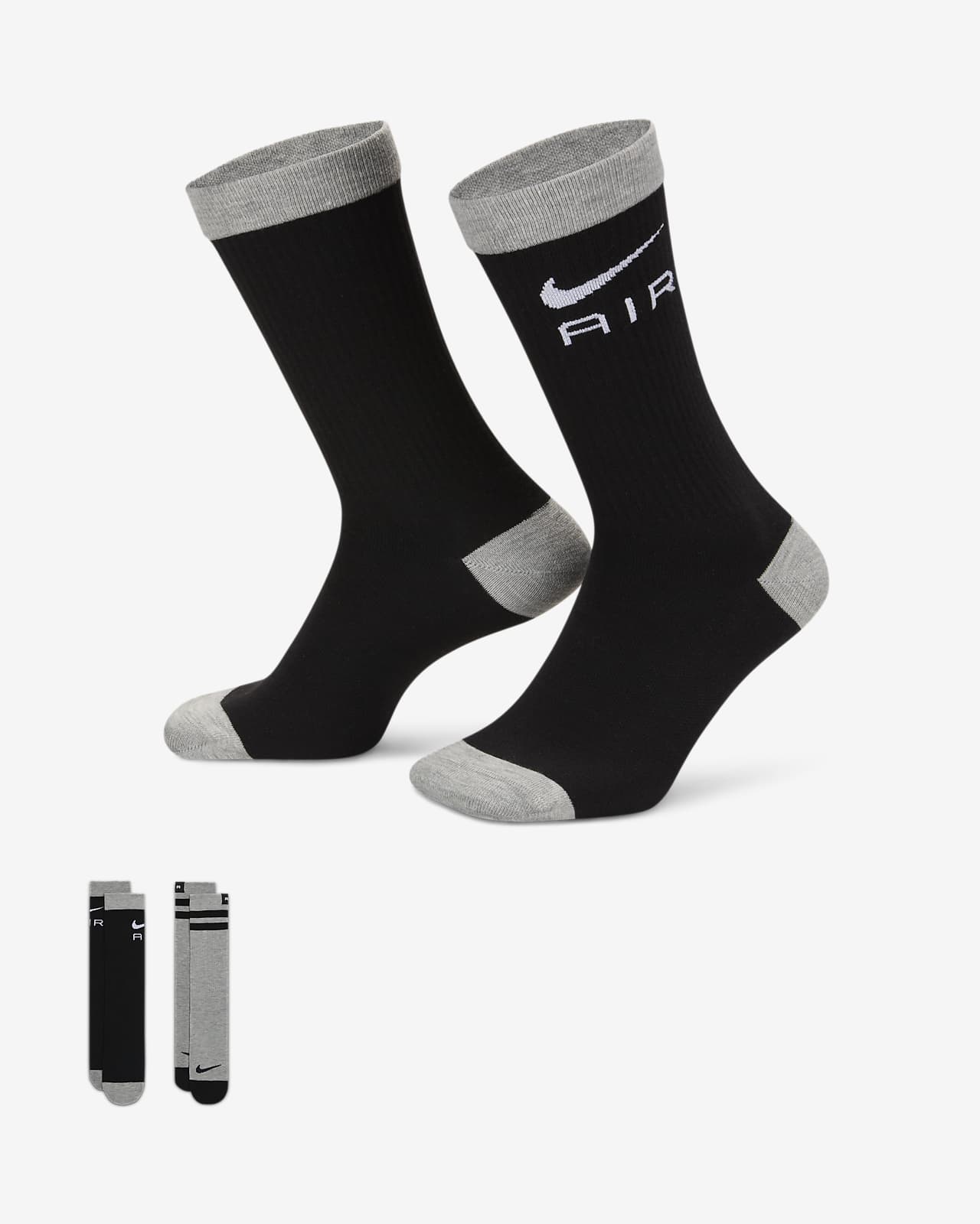 Chaussettes mi-mollet Nike Everyday Essentials (2 paires)