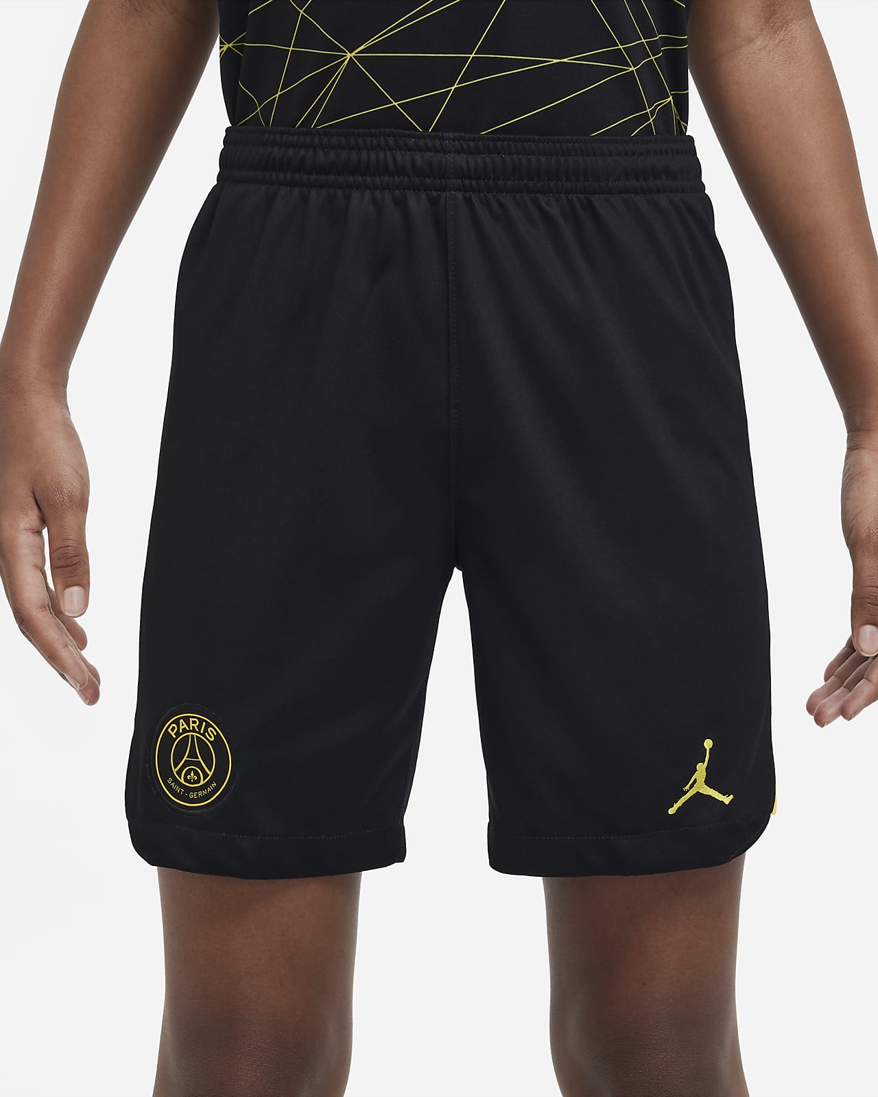 Kid's Jordan PSG Away Soccer Jersey Kit(Jersey+Shorts) 2022/23