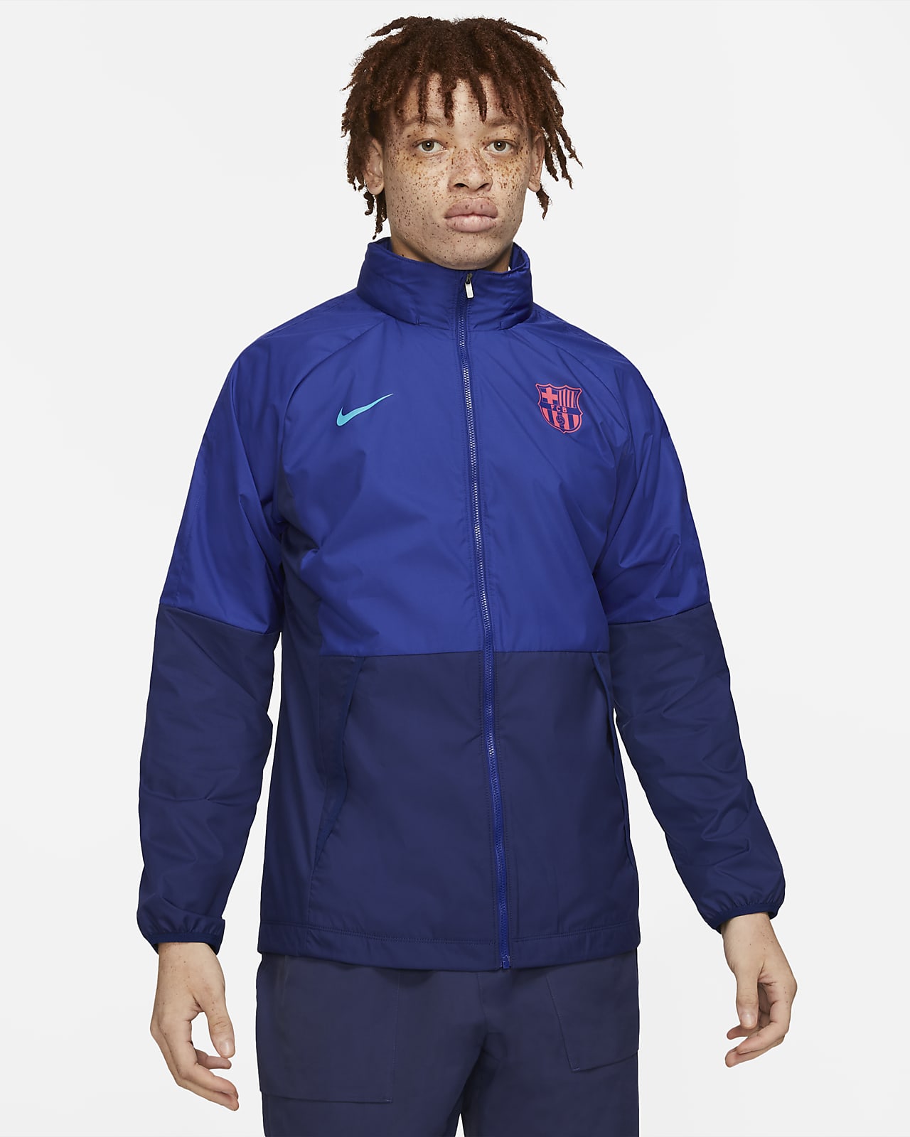 fc barcelona men's jacket