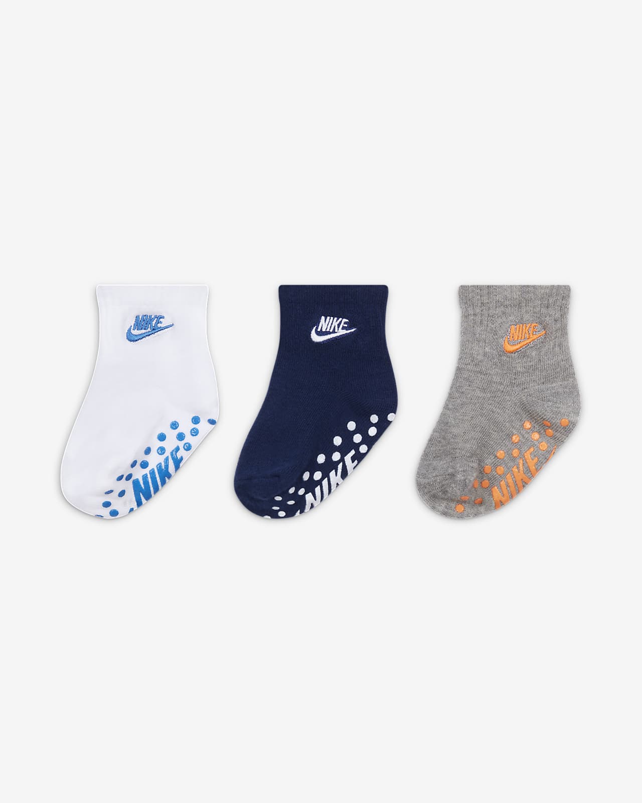 Nike Baby Gripper Socks (3 Pairs).