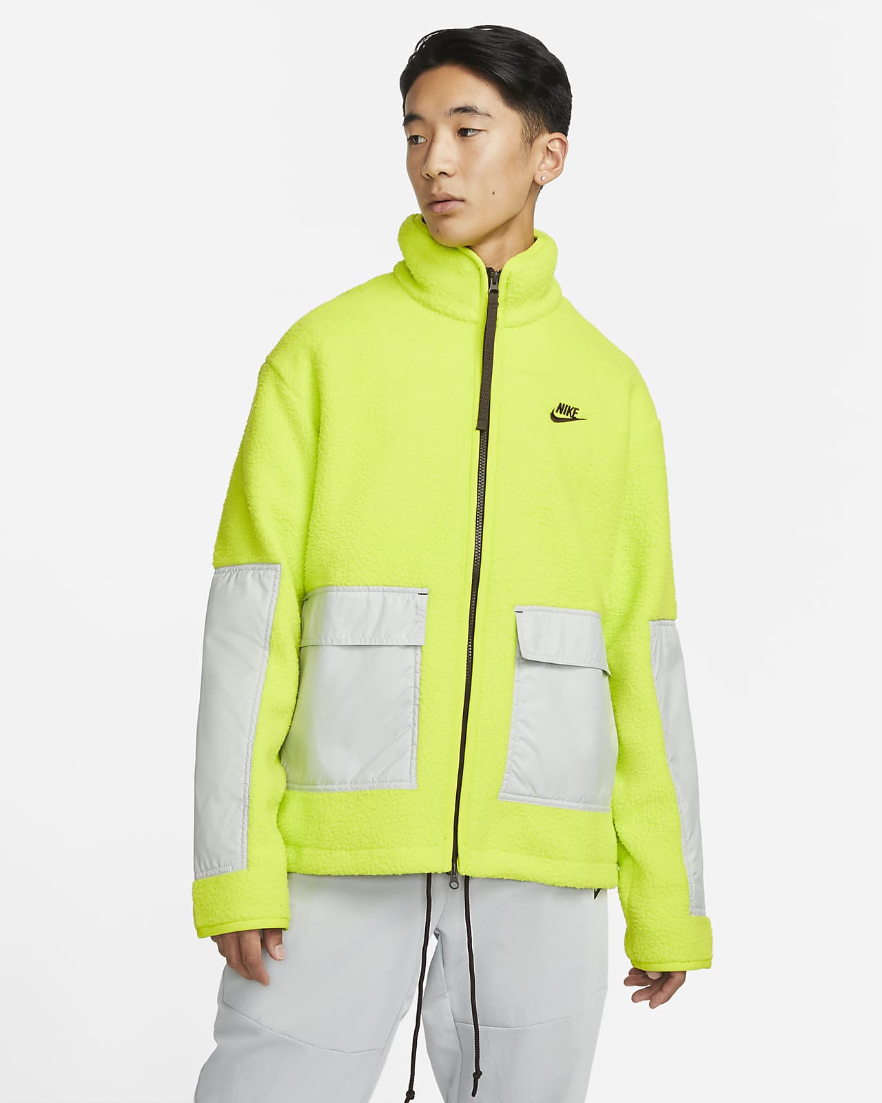 Pánská flísová bunda se zipem po celé délce Nike Sportswear Essentials+
