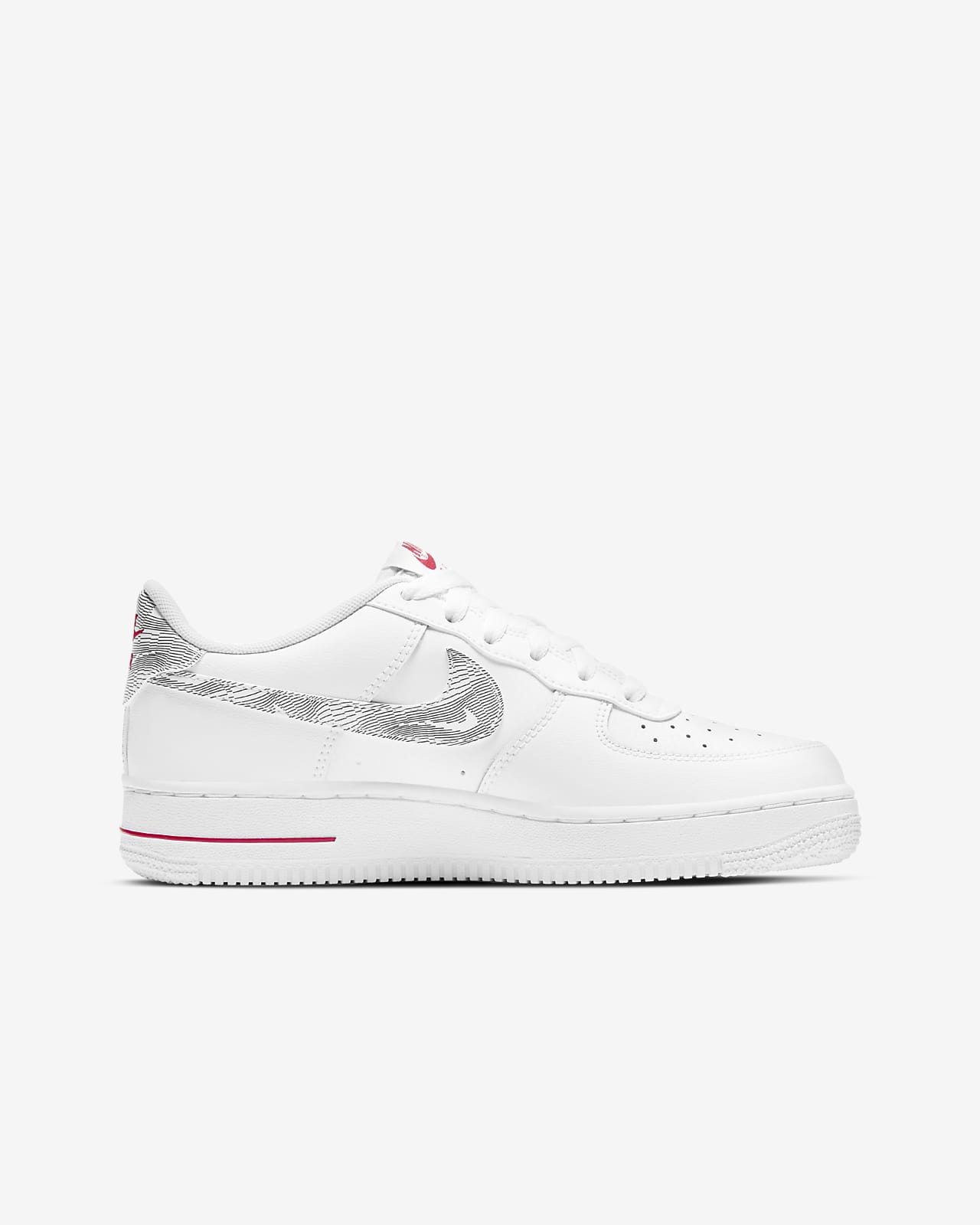 nike air force 1 low white big kids