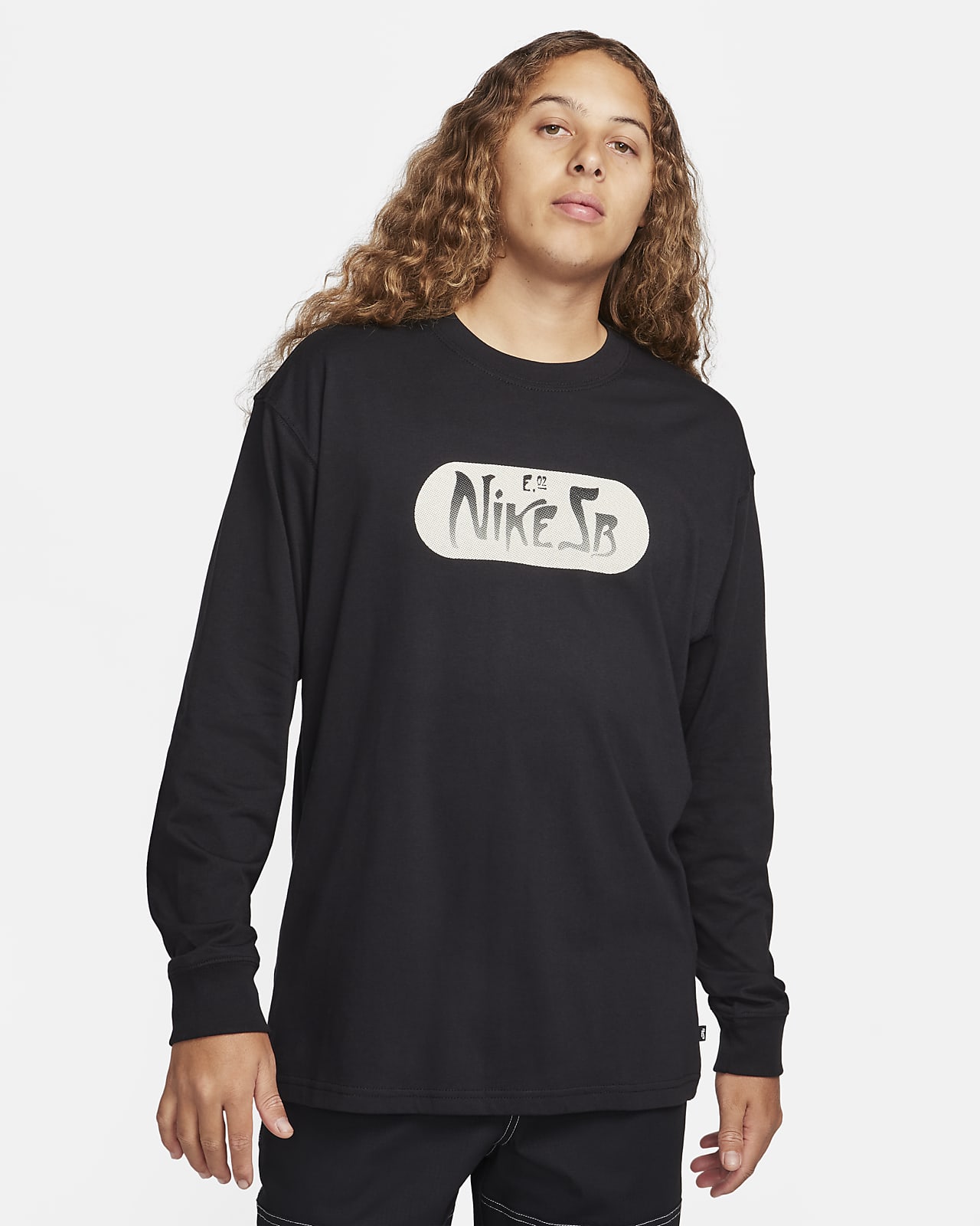 T-shirt da skateboard Max90 a manica lunga Nike SB